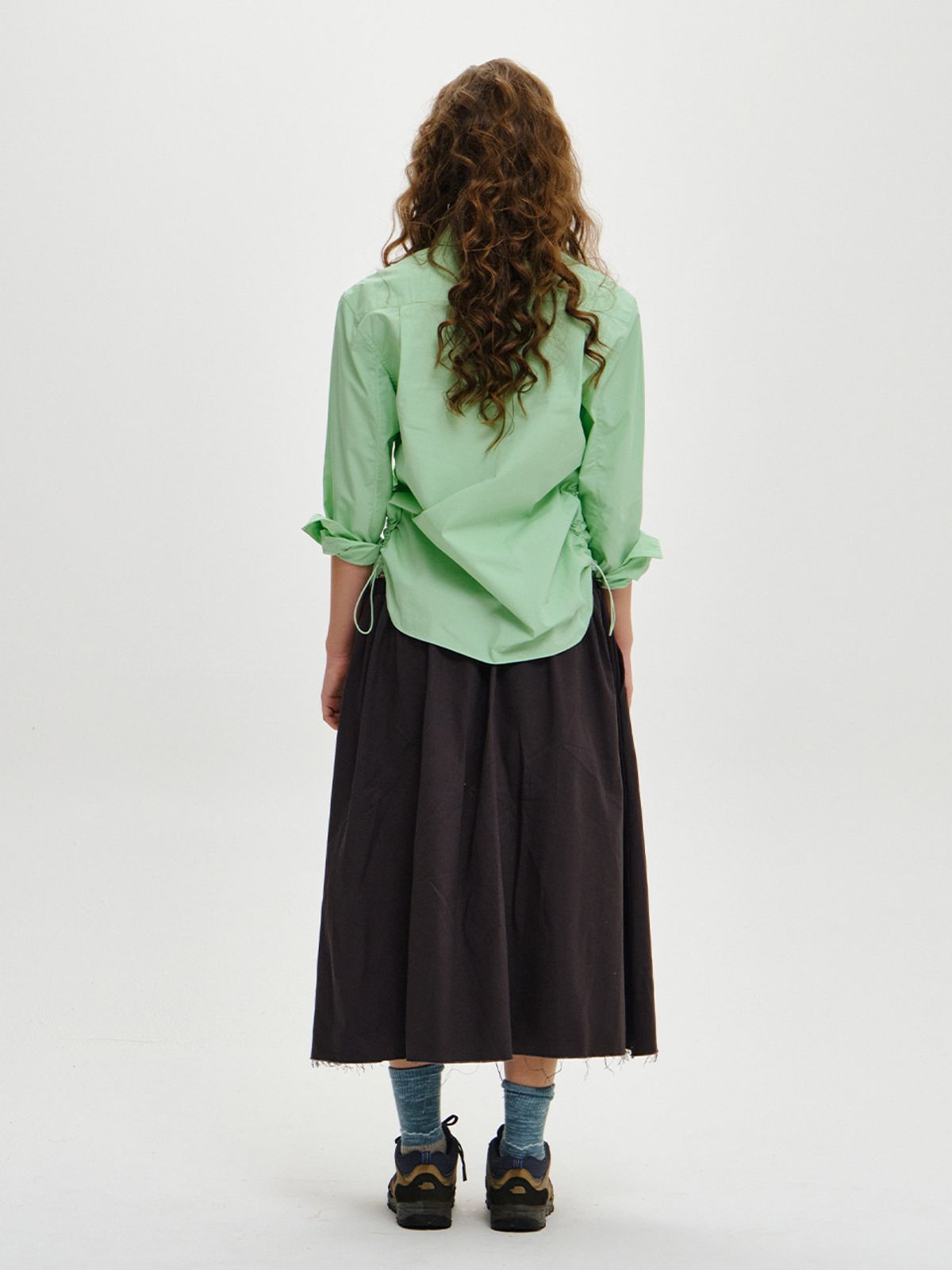플리즈프로젝트(PLZPROJECT) SIDE STRING SHIRT, GREEN