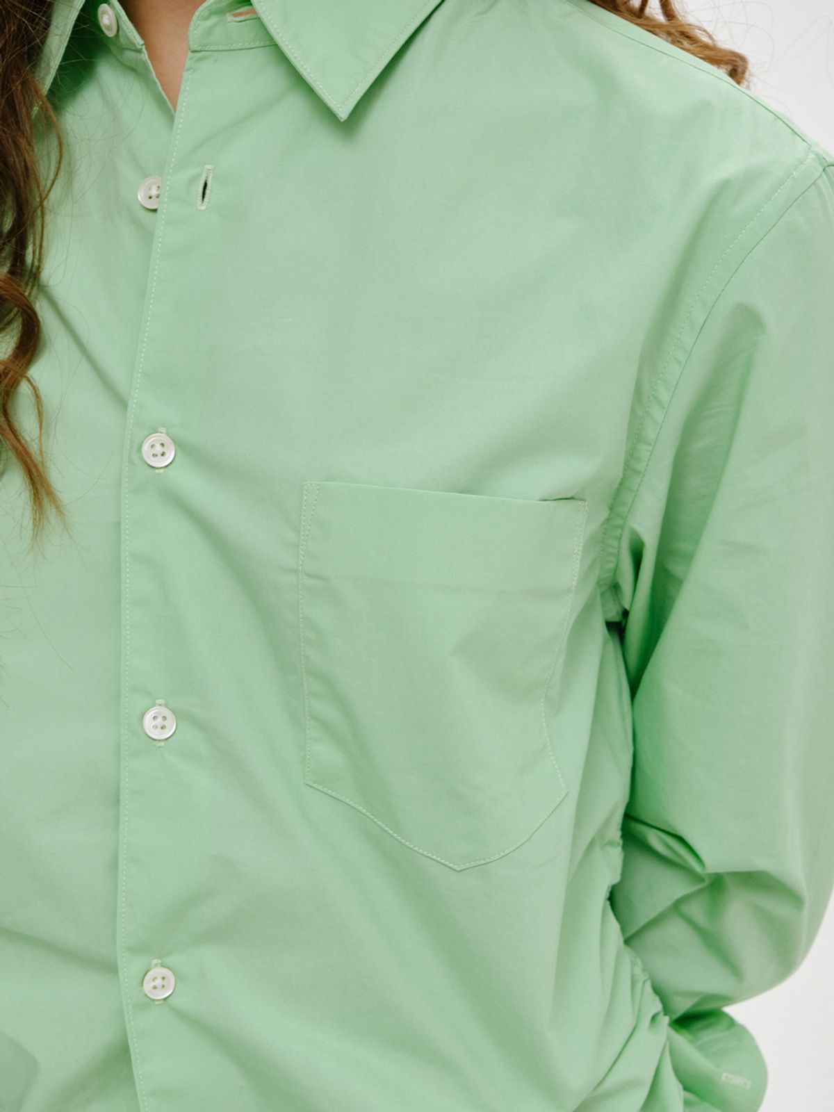 플리즈프로젝트(PLZPROJECT) SIDE STRING SHIRT, GREEN