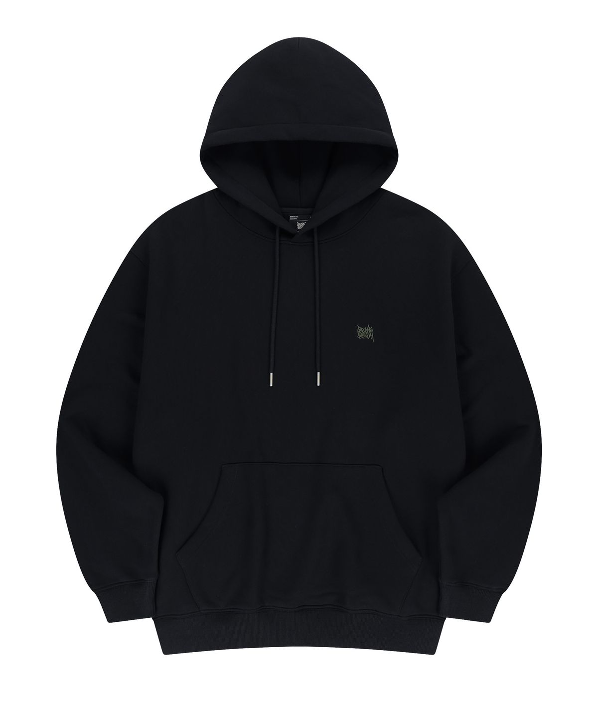 브라운브레스(BROWNBREATH) TAG HOODIE -  BLACK