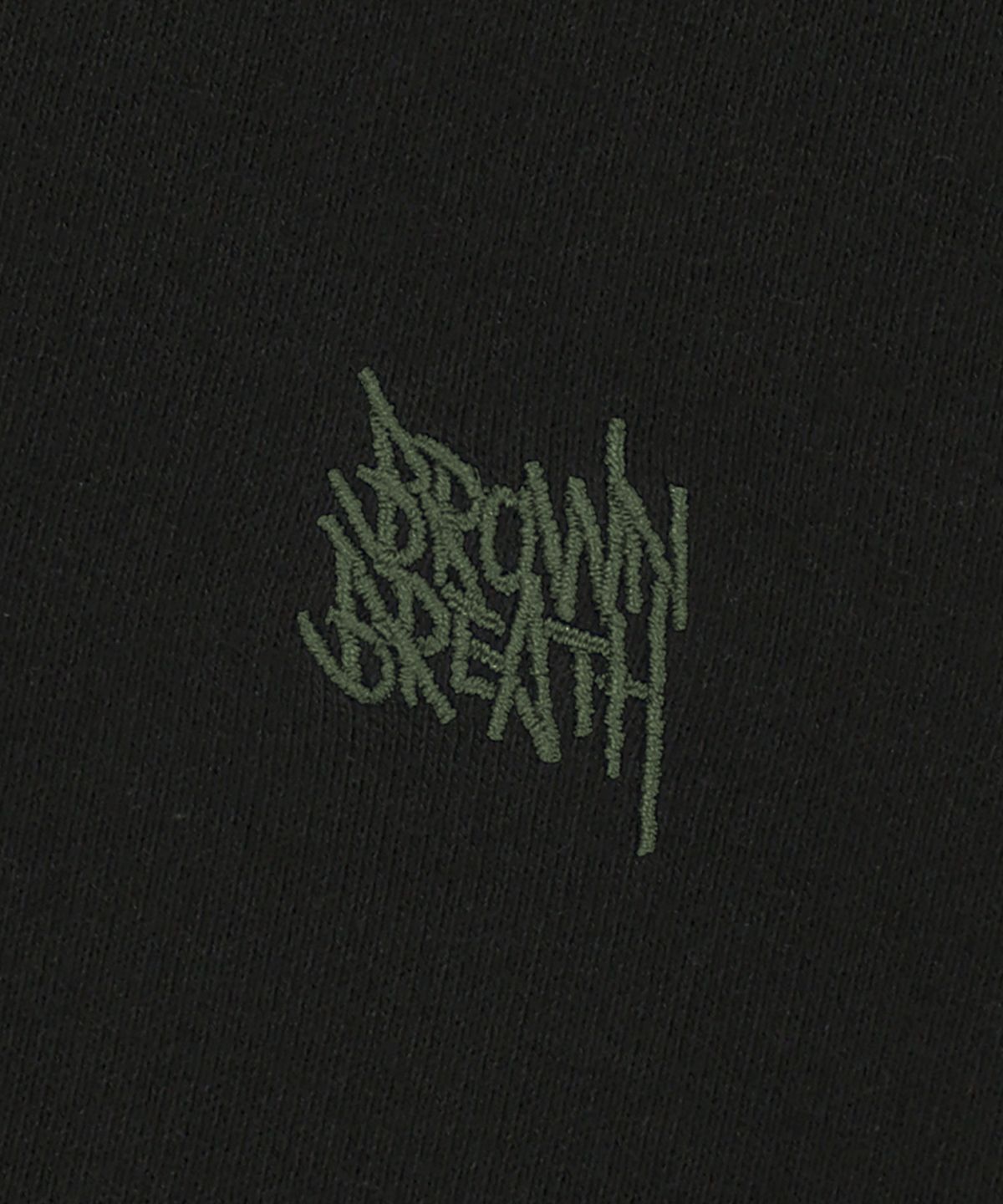 브라운브레스(BROWNBREATH) TAG HOODIE -  BLACK