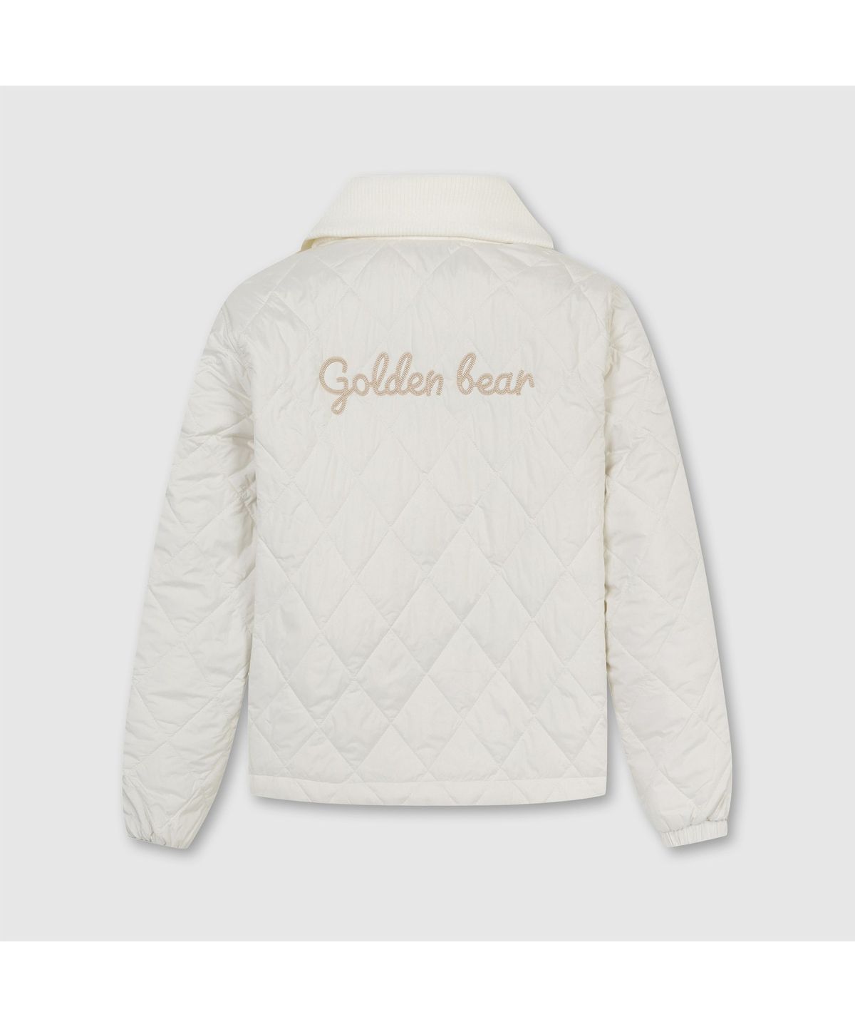 골든베어(GOLDEN BEAR) (여성) Quilted V-neck Sweat (SET UP) G5TAW26201IVX