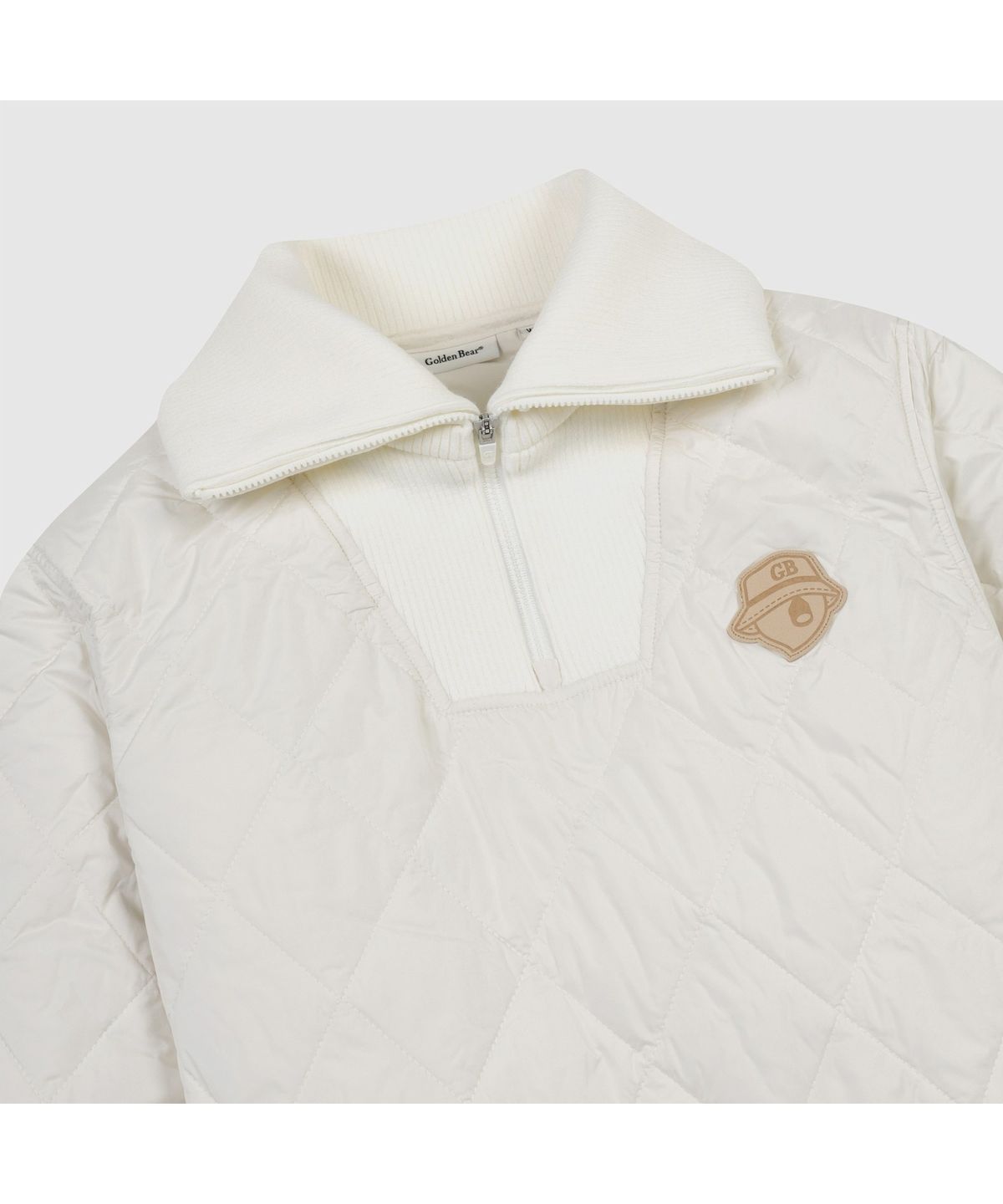 골든베어(GOLDEN BEAR) (여성) Quilted V-neck Sweat (SET UP) G5TAW26201IVX