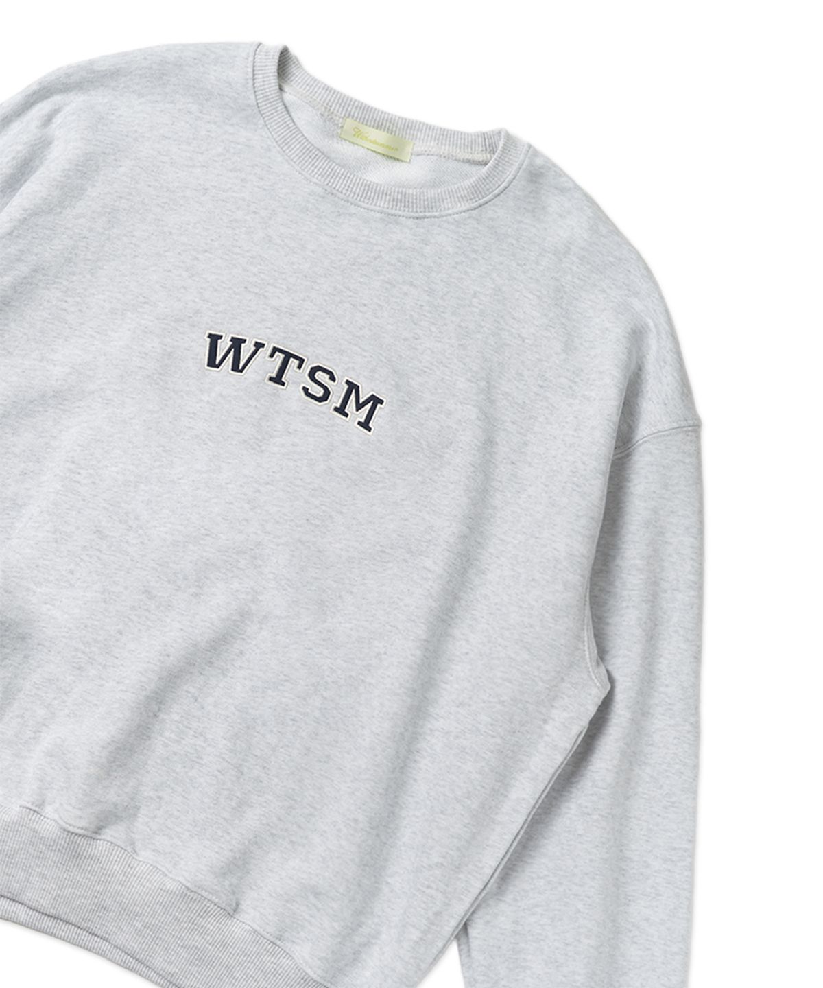 위드아웃썸머(WITHOUT SUMMER) Wtsm 로고 스웻셔츠_멜란지
