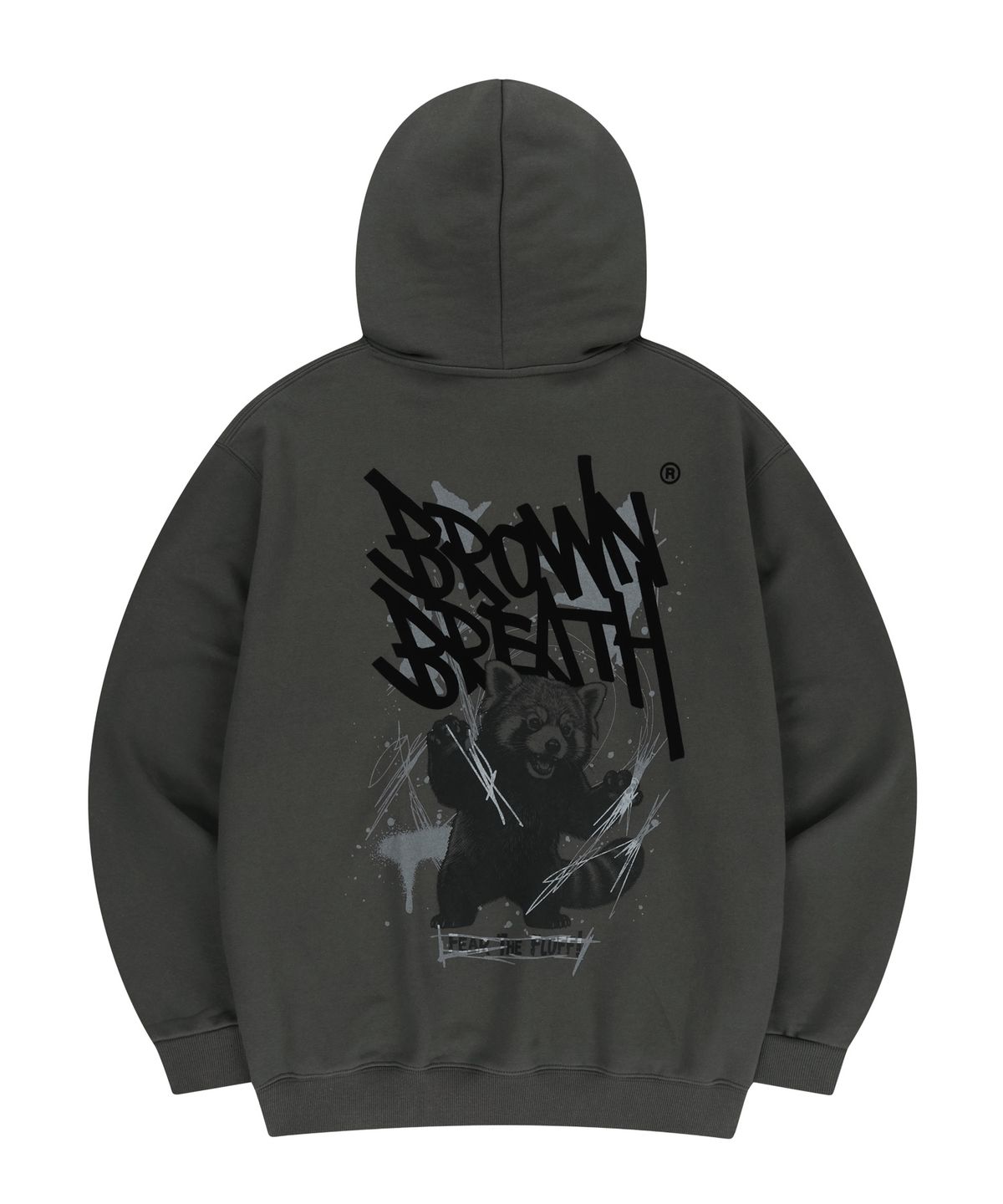 브라운브레스(BROWNBREATH) LESSER PANDA TAG HOODIE (3colors)