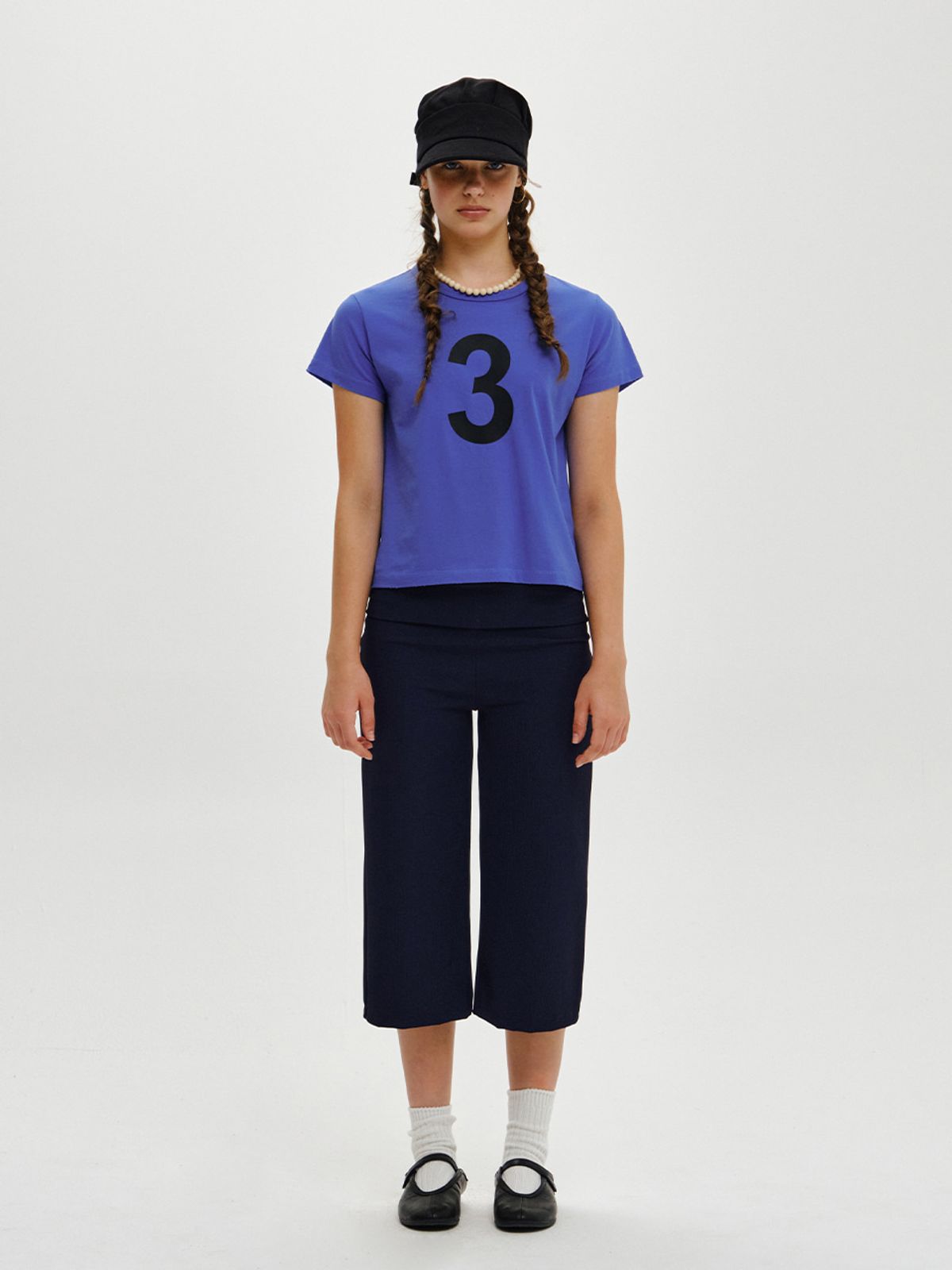 플리즈프로젝트(PLZPROJECT) 3 T-SHIRT, BLUE