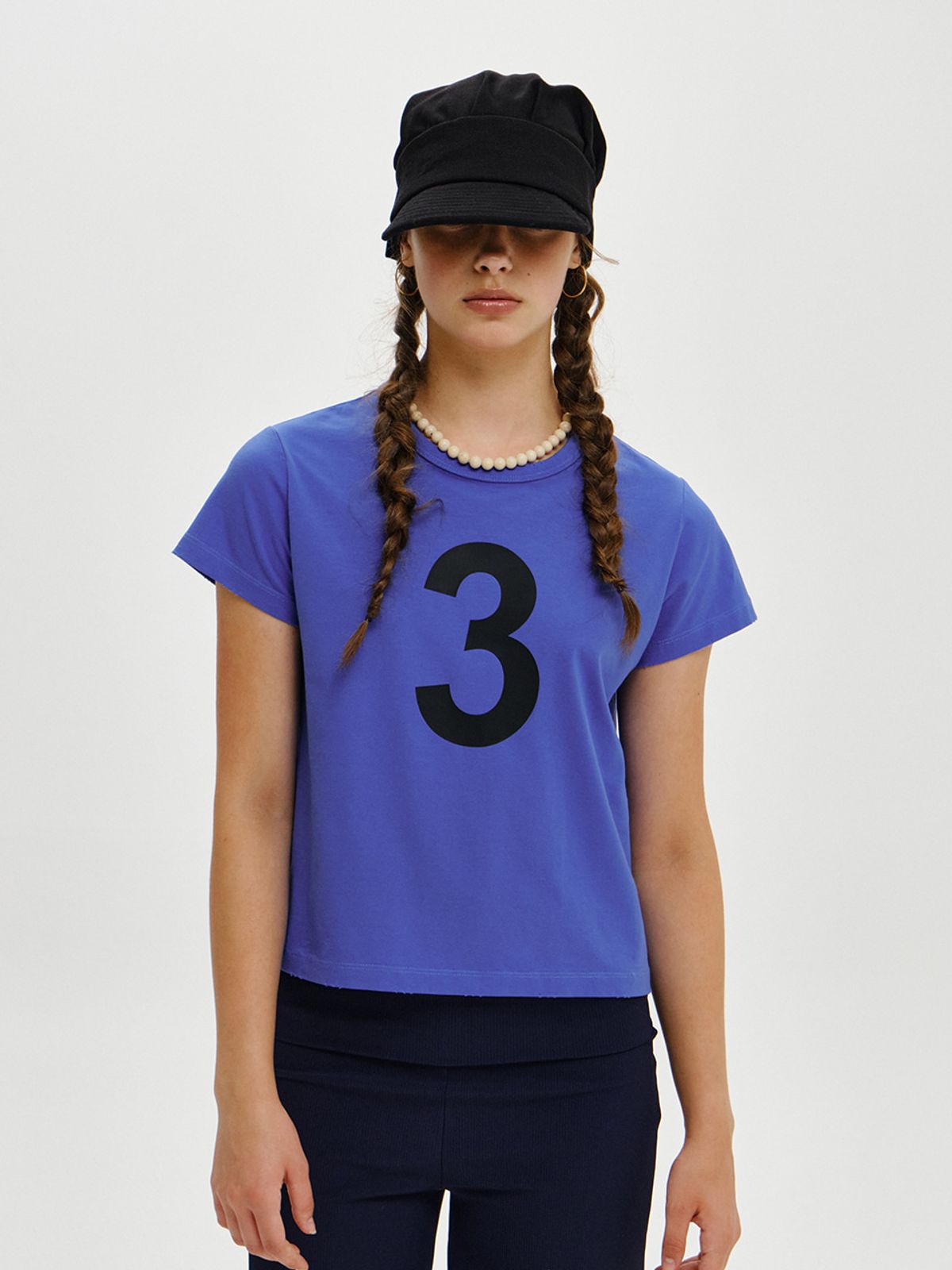 플리즈프로젝트(PLZPROJECT) 3 T-SHIRT, BLUE