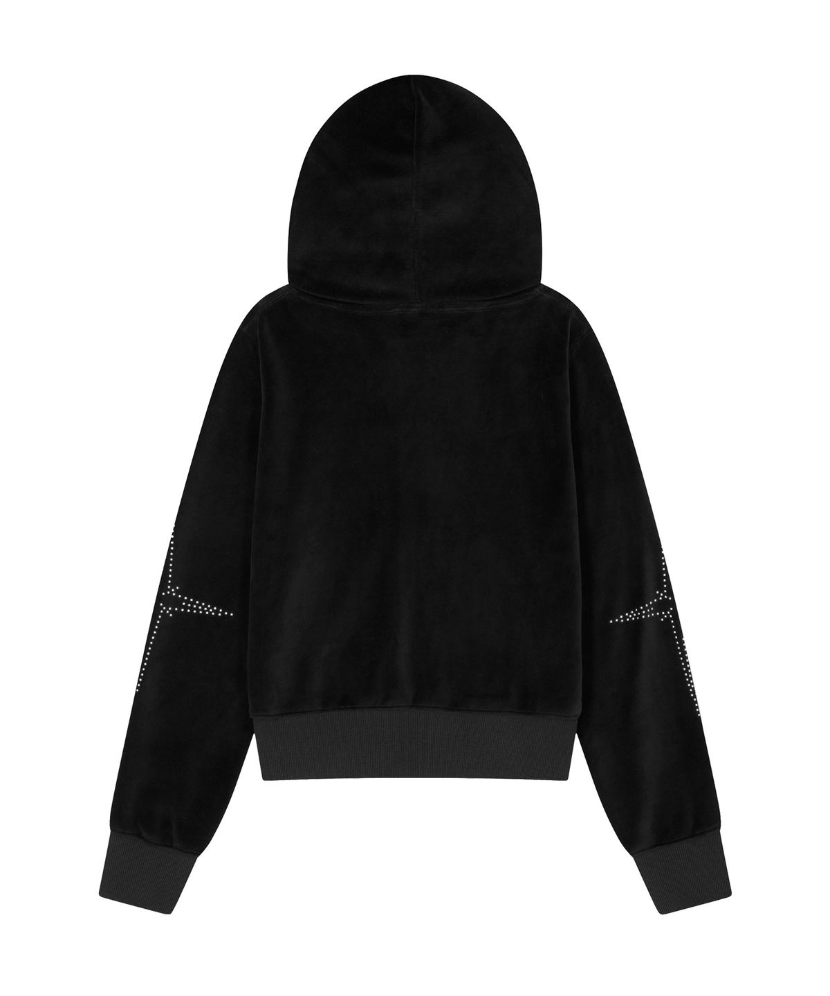 브라운브레스(BROWNBREATH) W STUD POINT VELVET HOOD ZIP UP  (2colors)