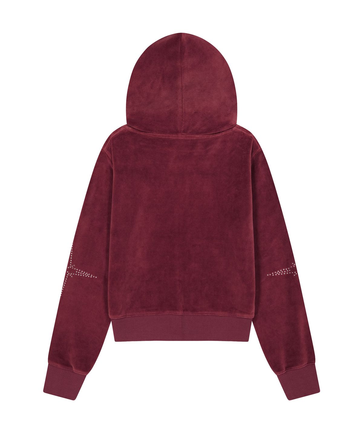 브라운브레스(BROWNBREATH) W STUD POINT VELVET HOOD ZIP UP  (2colors)