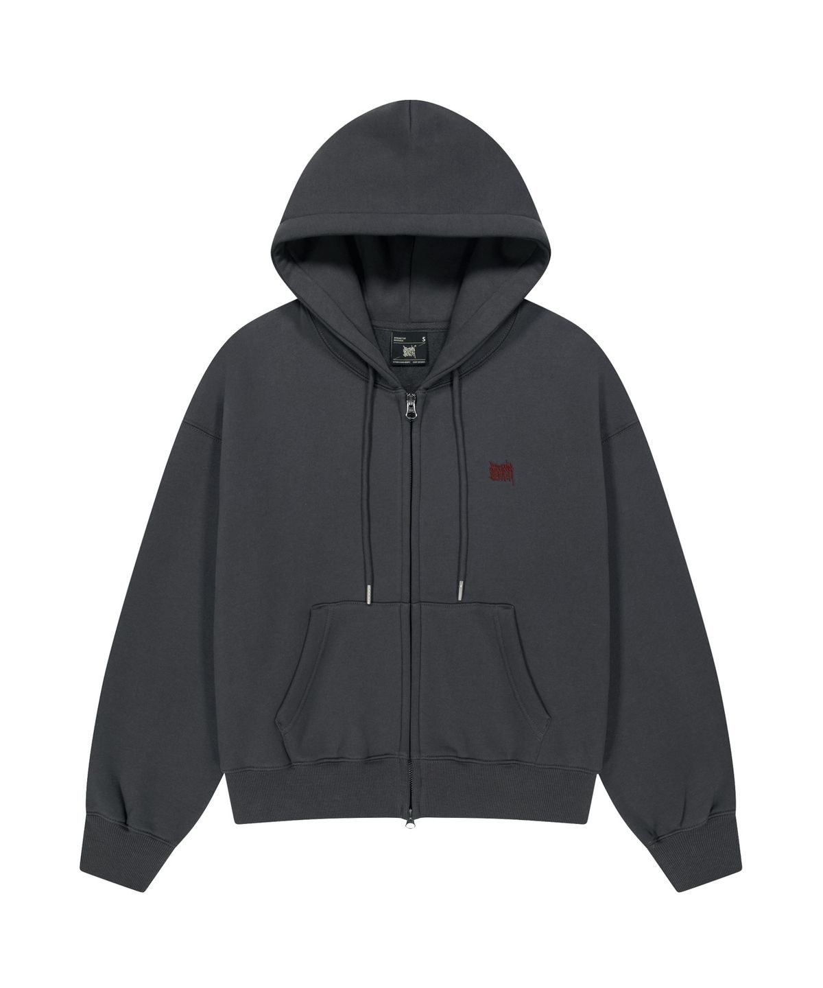 브라운브레스(BROWNBREATH) W TAG CROP HOOD ZIP UP (3colors)