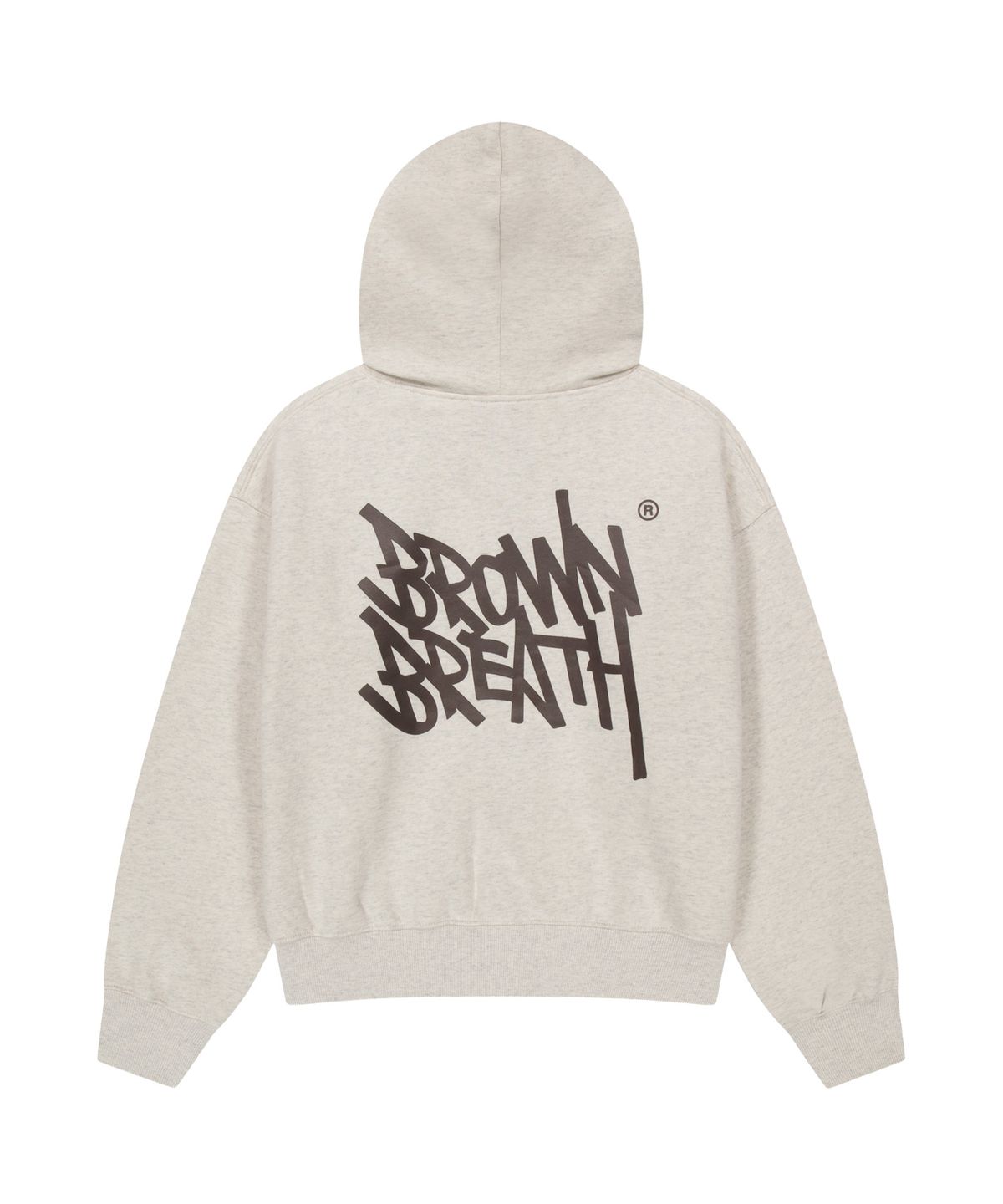브라운브레스(BROWNBREATH) W TAG CROP HOOD ZIP UP (3colors)