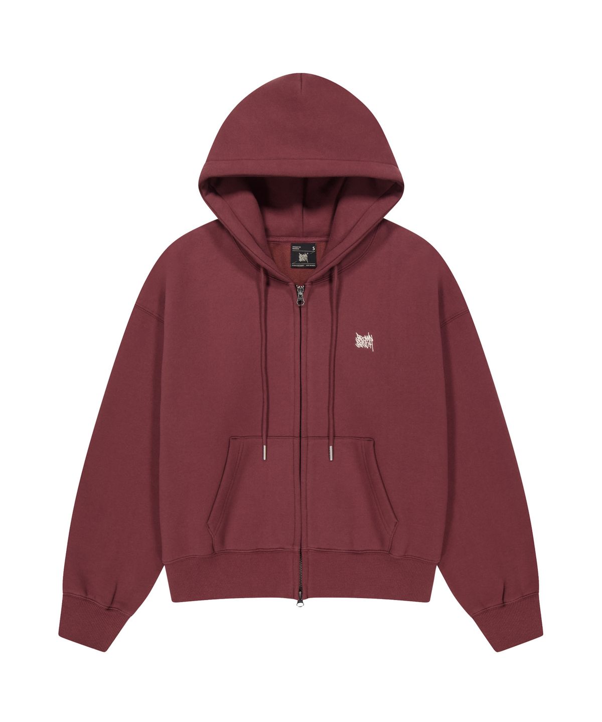 브라운브레스(BROWNBREATH) W TAG CROP HOOD ZIP UP (3colors)