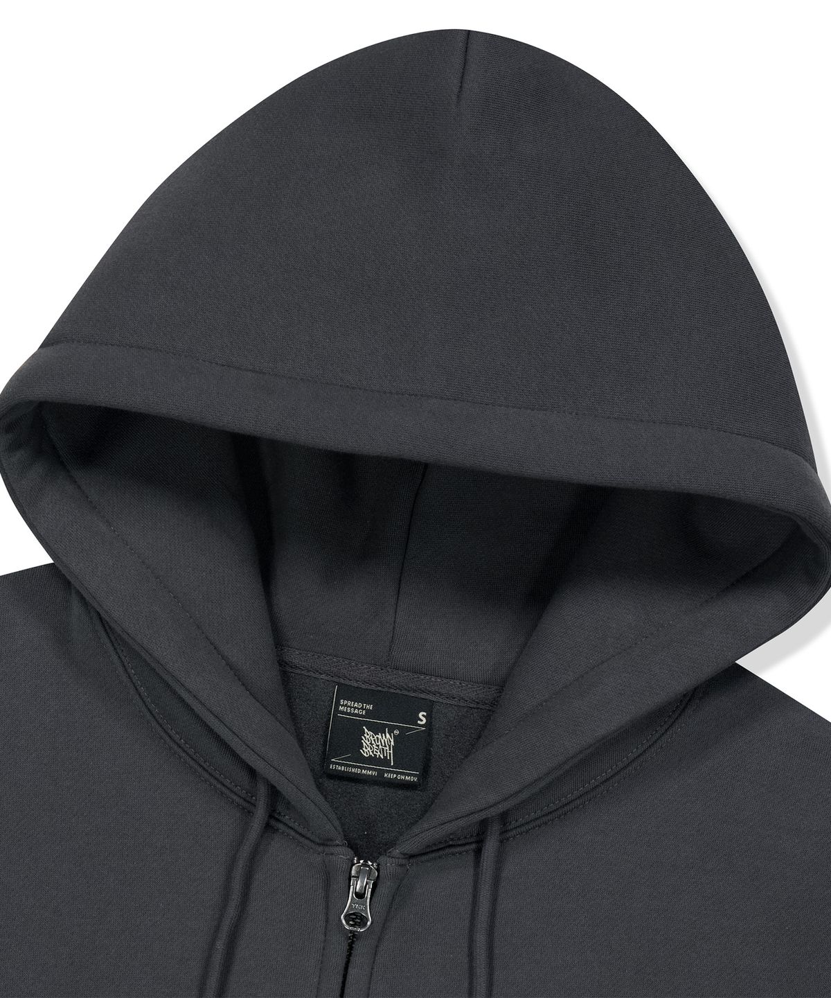 브라운브레스(BROWNBREATH) W TAG CROP HOOD ZIP UP (3colors)