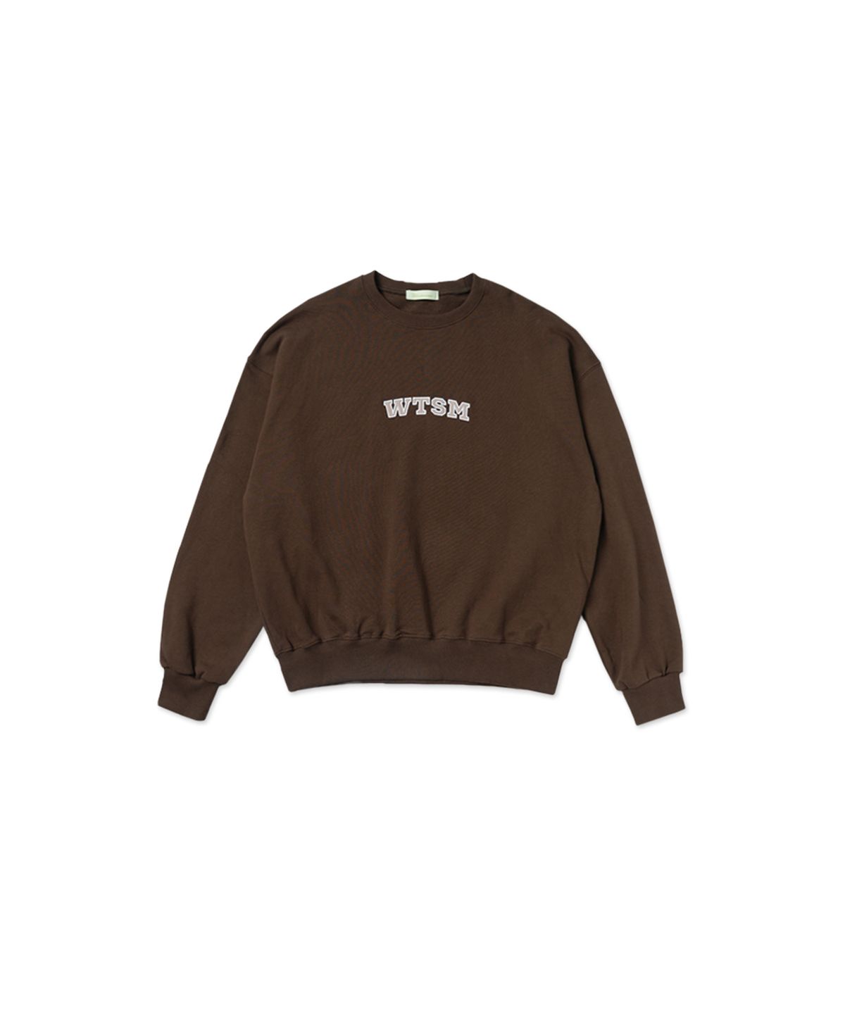 위드아웃썸머(WITHOUT SUMMER) Wtsm 로고 스웻셔츠_브라운