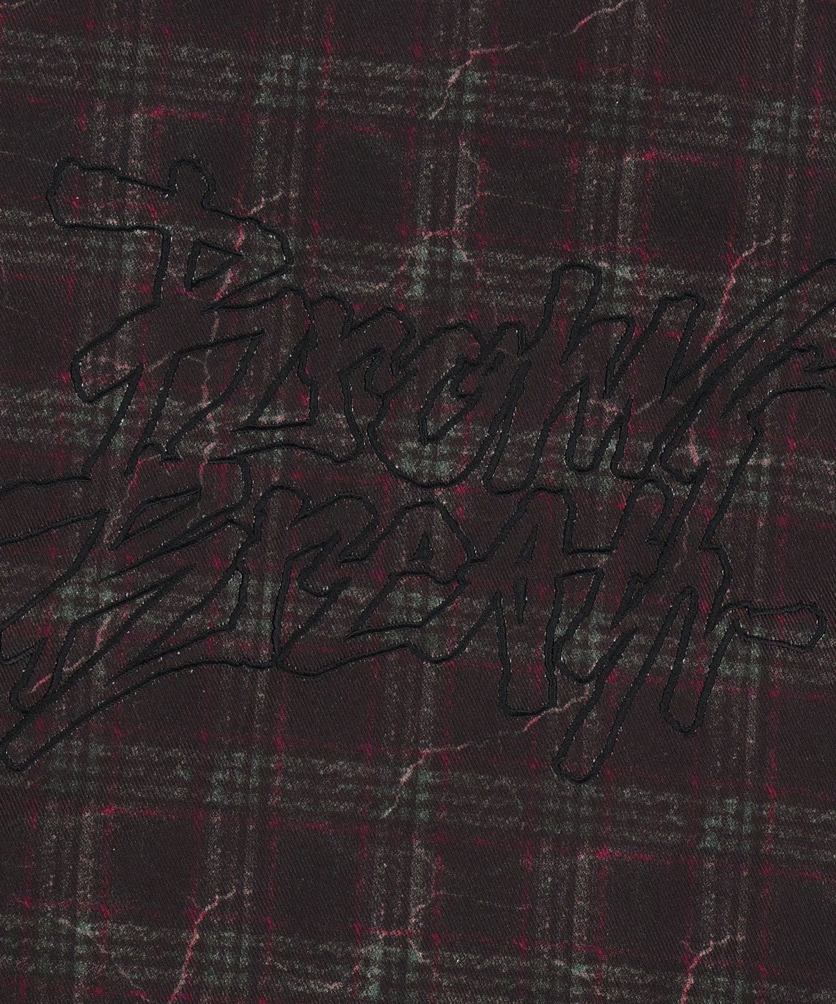 브라운브레스(BROWNBREATH) CRACK CHECK HOOD ZIP UP
