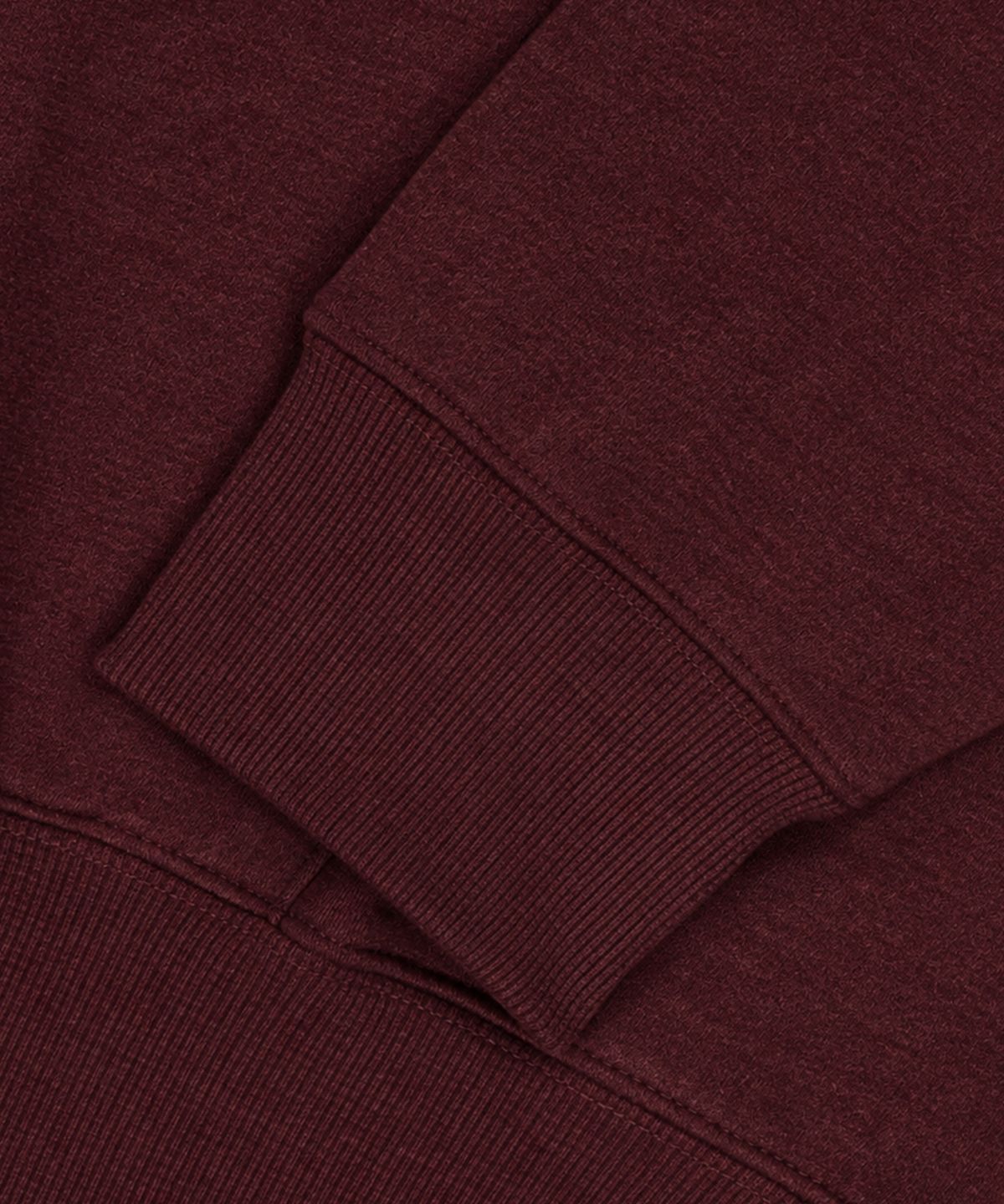 브라운브레스(BROWNBREATH) TAG HOOD ZIP UP - MELANGE BURGUNDY