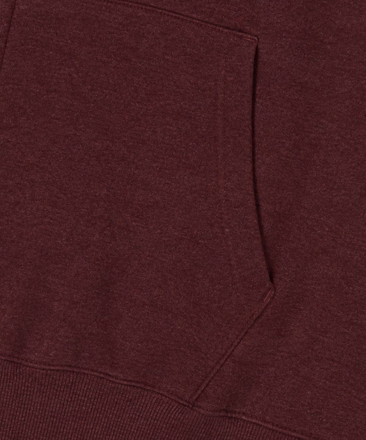 브라운브레스(BROWNBREATH) TAG HOOD ZIP UP - MELANGE BURGUNDY
