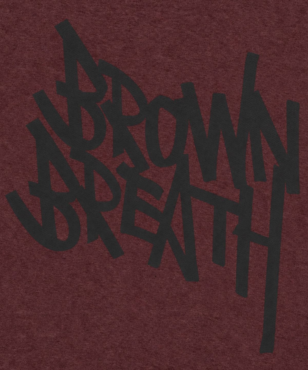 브라운브레스(BROWNBREATH) TAG HOOD ZIP UP - MELANGE BURGUNDY
