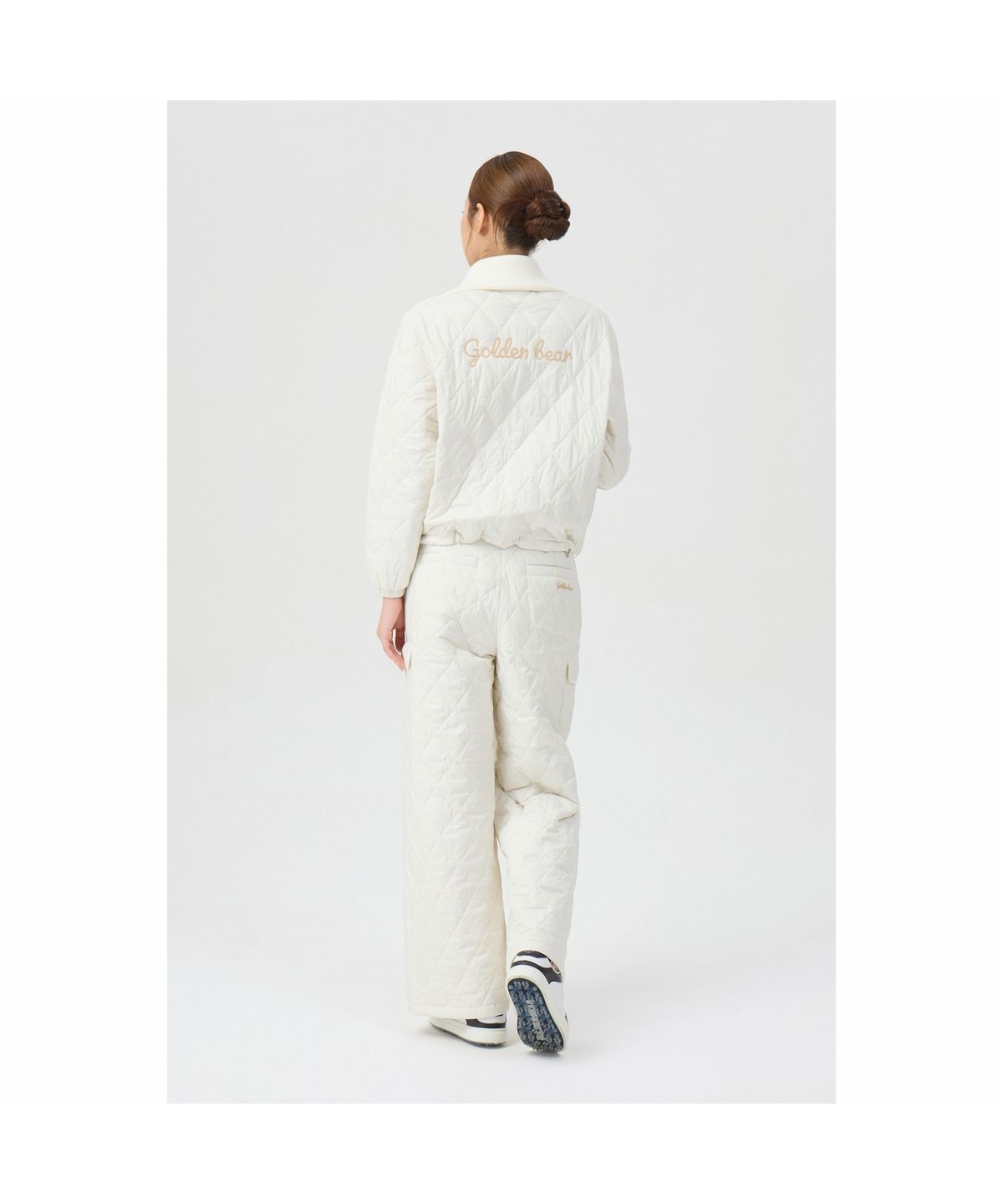 골든베어(GOLDEN BEAR) (여성) Quilted Wide Pants (SET UP) G5PAW26201IVX