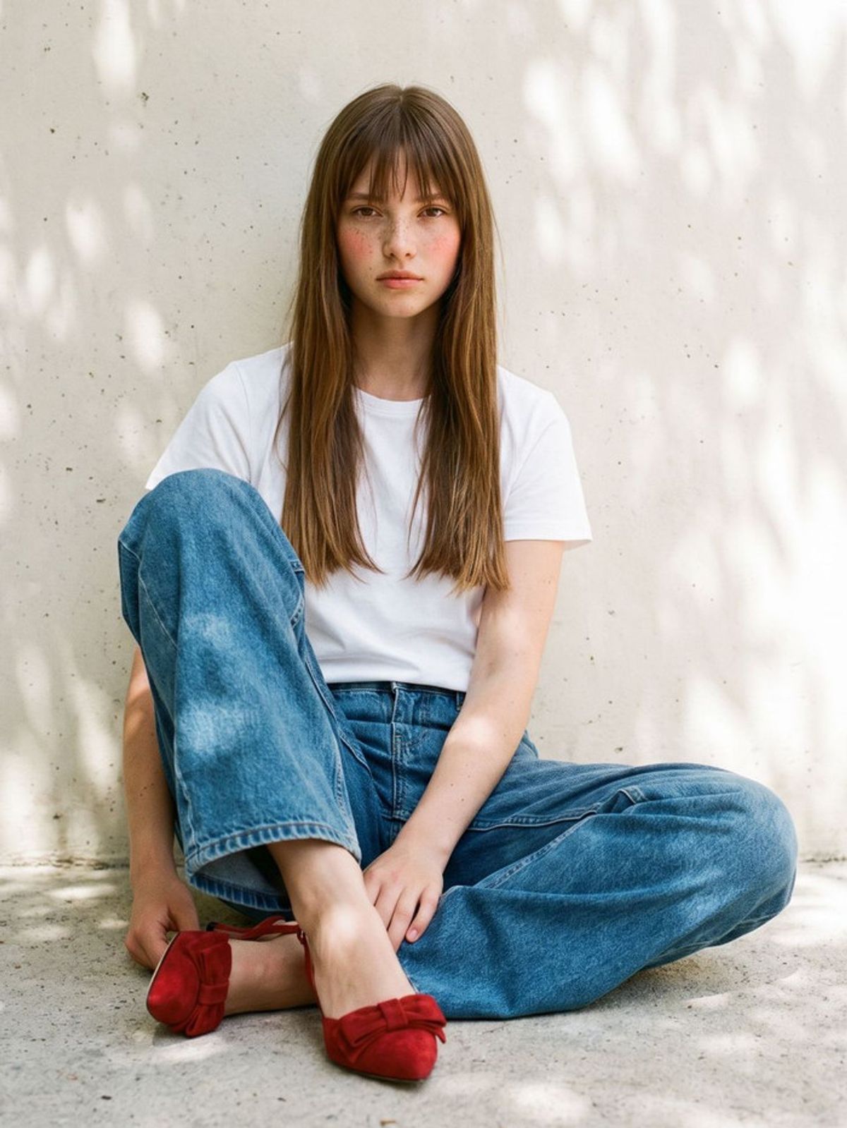 인더발코니(IN THE BALCONY) 26FW FAY 스웨이드 레드