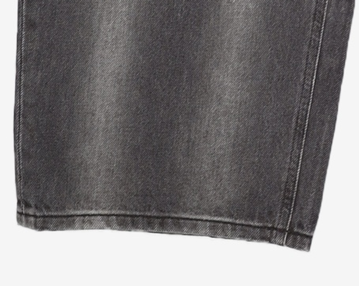 크리틱(CRITIC) Stripe Washing Denim Pants Black L