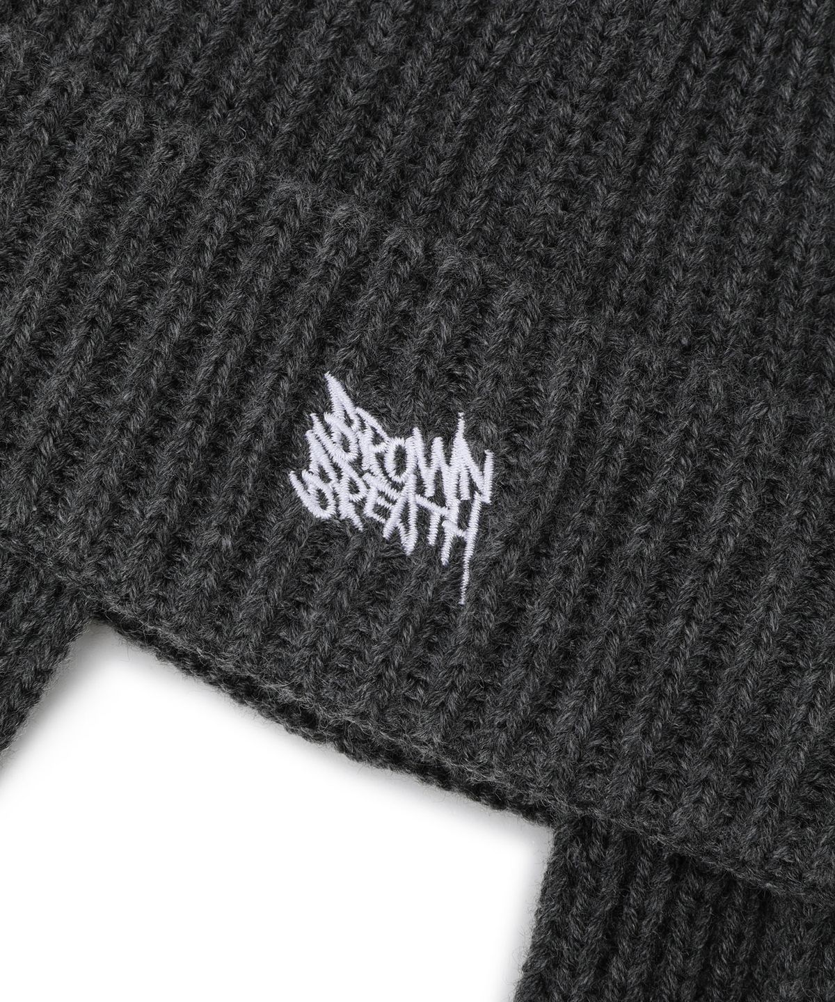 브라운브레스 키즈(BROWNBREATH KIDS) KIDS TAG MUFFLER BEANIE - CHARCOAL