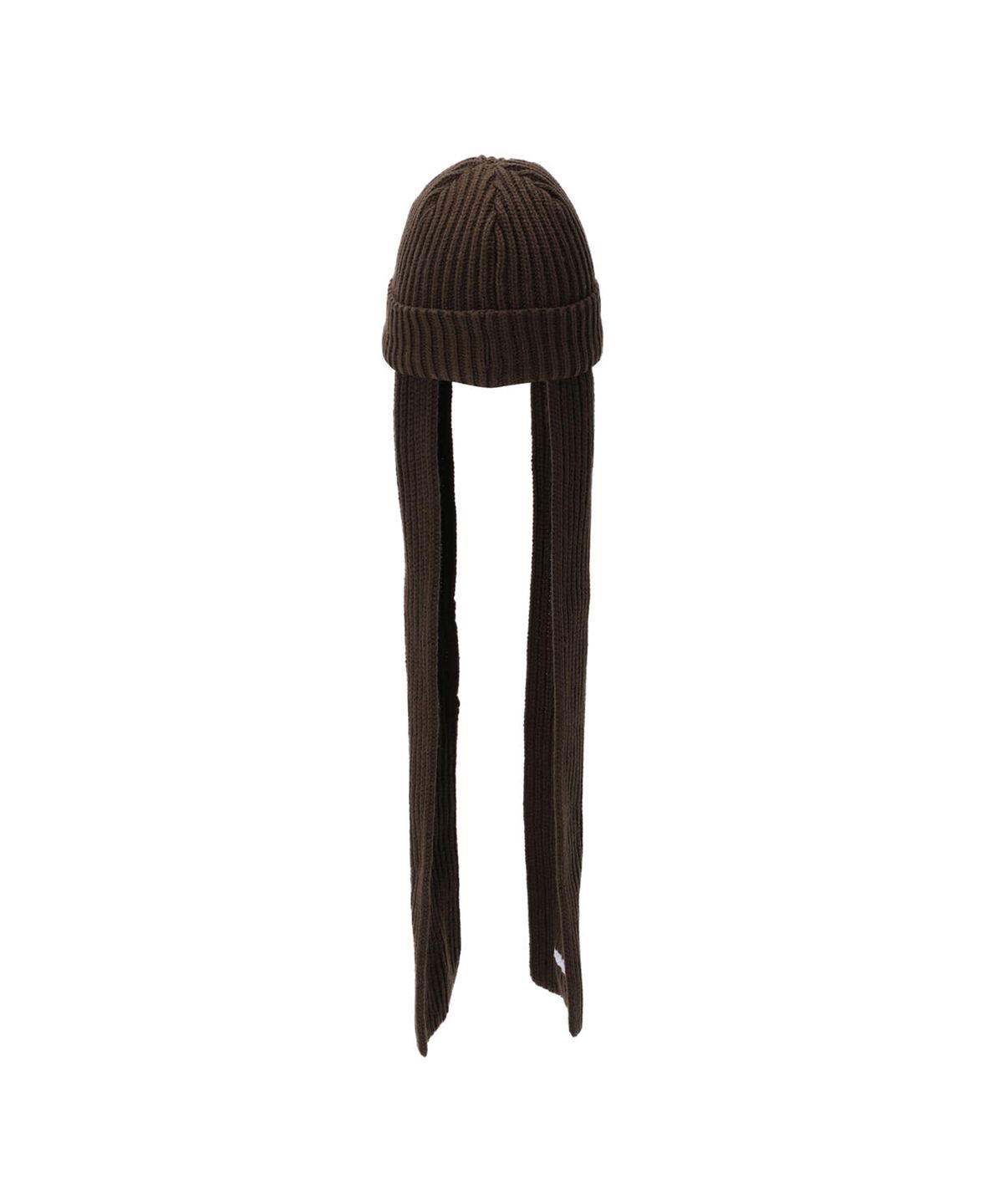 브라운브레스 키즈(BROWNBREATH KIDS) KIDS TAG MUFFLER BEANIE - BROWN
