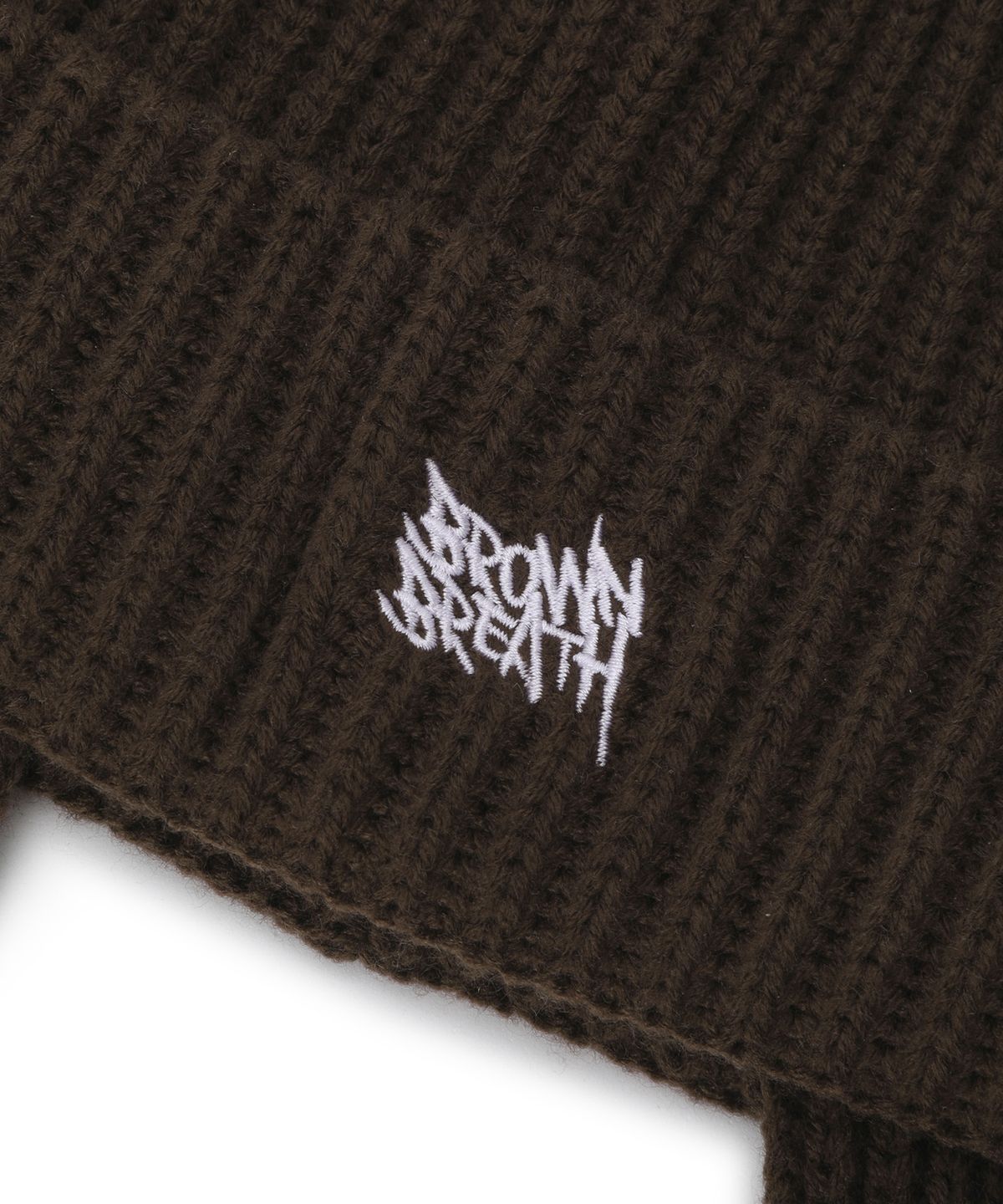 브라운브레스 키즈(BROWNBREATH KIDS) KIDS TAG MUFFLER BEANIE - BROWN
