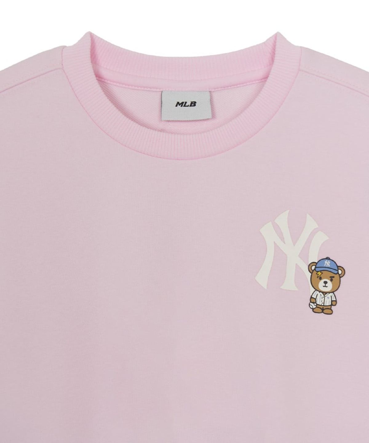 엠엘비 키즈(MLB KIDS) 스포티브 라이크 프렌즈 빅럭스 맨투맨 NY (Pink)