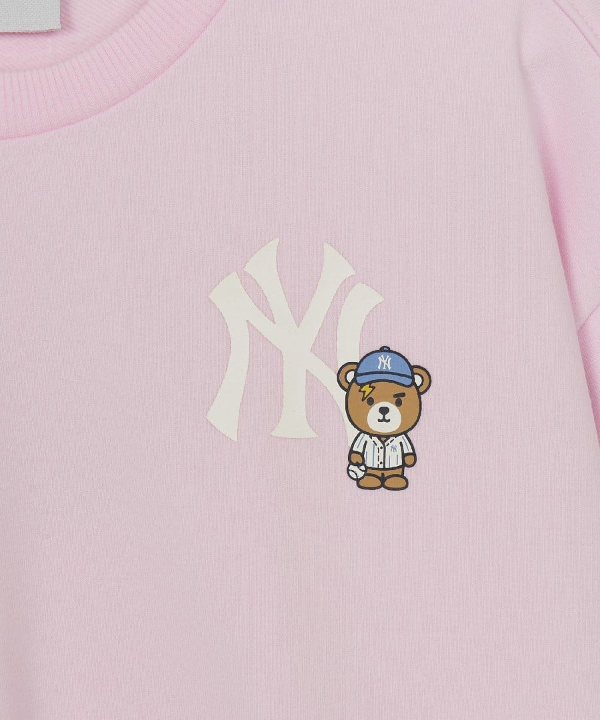 엠엘비 키즈(MLB KIDS) 스포티브 라이크 프렌즈 빅럭스 맨투맨 NY (Pink)