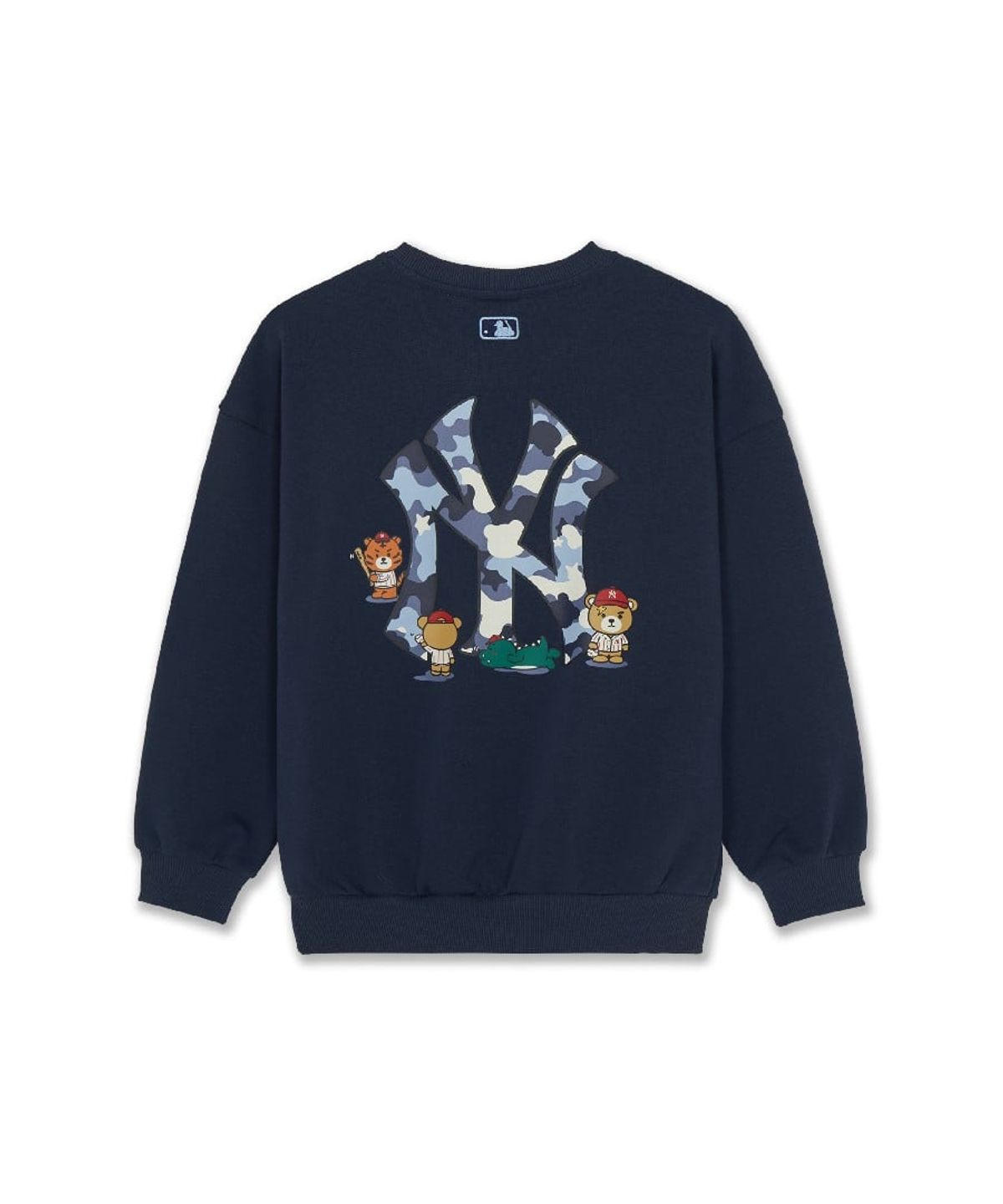 엠엘비 키즈(MLB KIDS) 스포티브 라이크 프렌즈 빅럭스 맨투맨 NY (Navy)