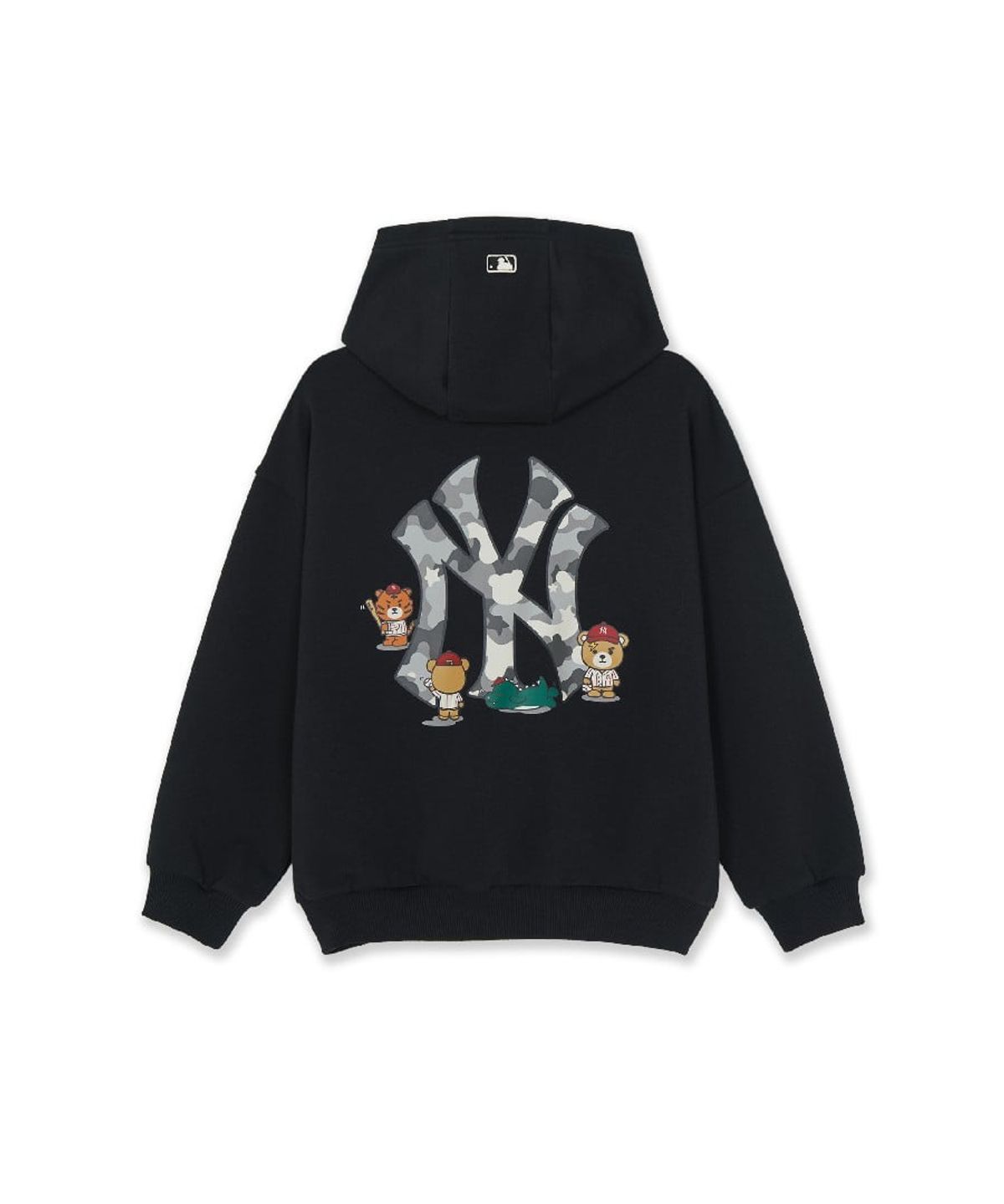 엠엘비 키즈(MLB KIDS) 스포티브 라이크 프렌즈 빅럭스 후드집업 NY (Black)