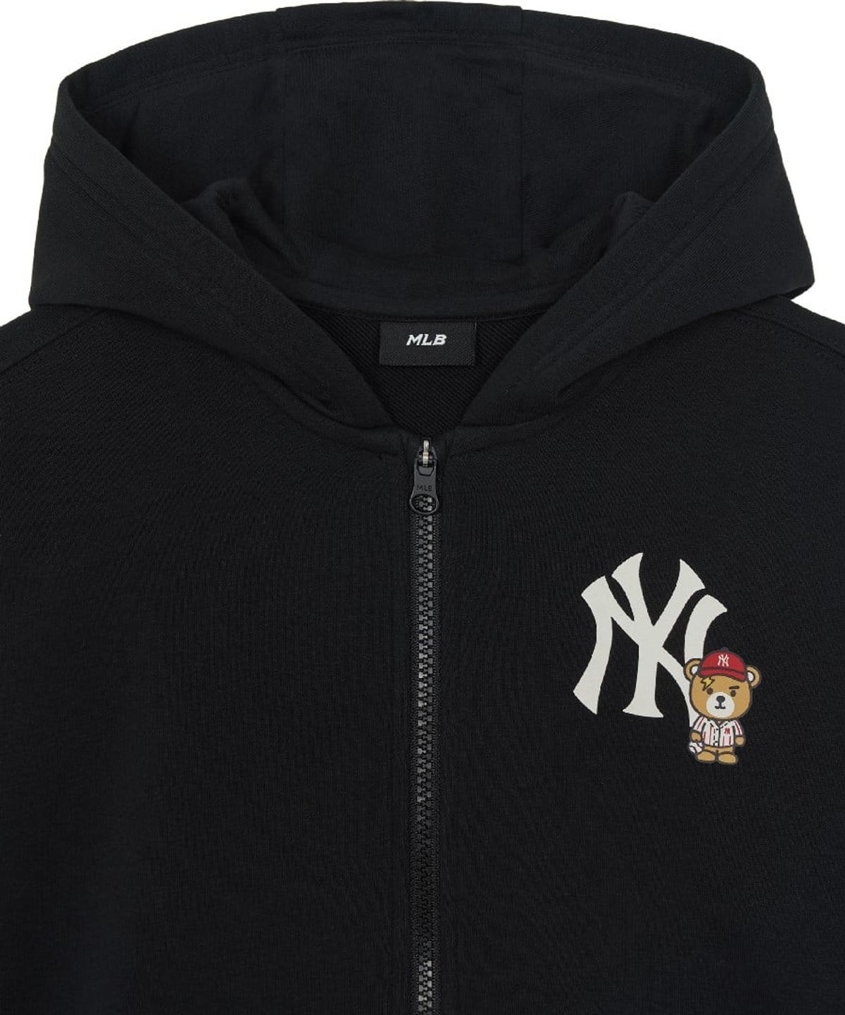 엠엘비 키즈(MLB KIDS) 스포티브 라이크 프렌즈 빅럭스 후드집업 NY (Black)