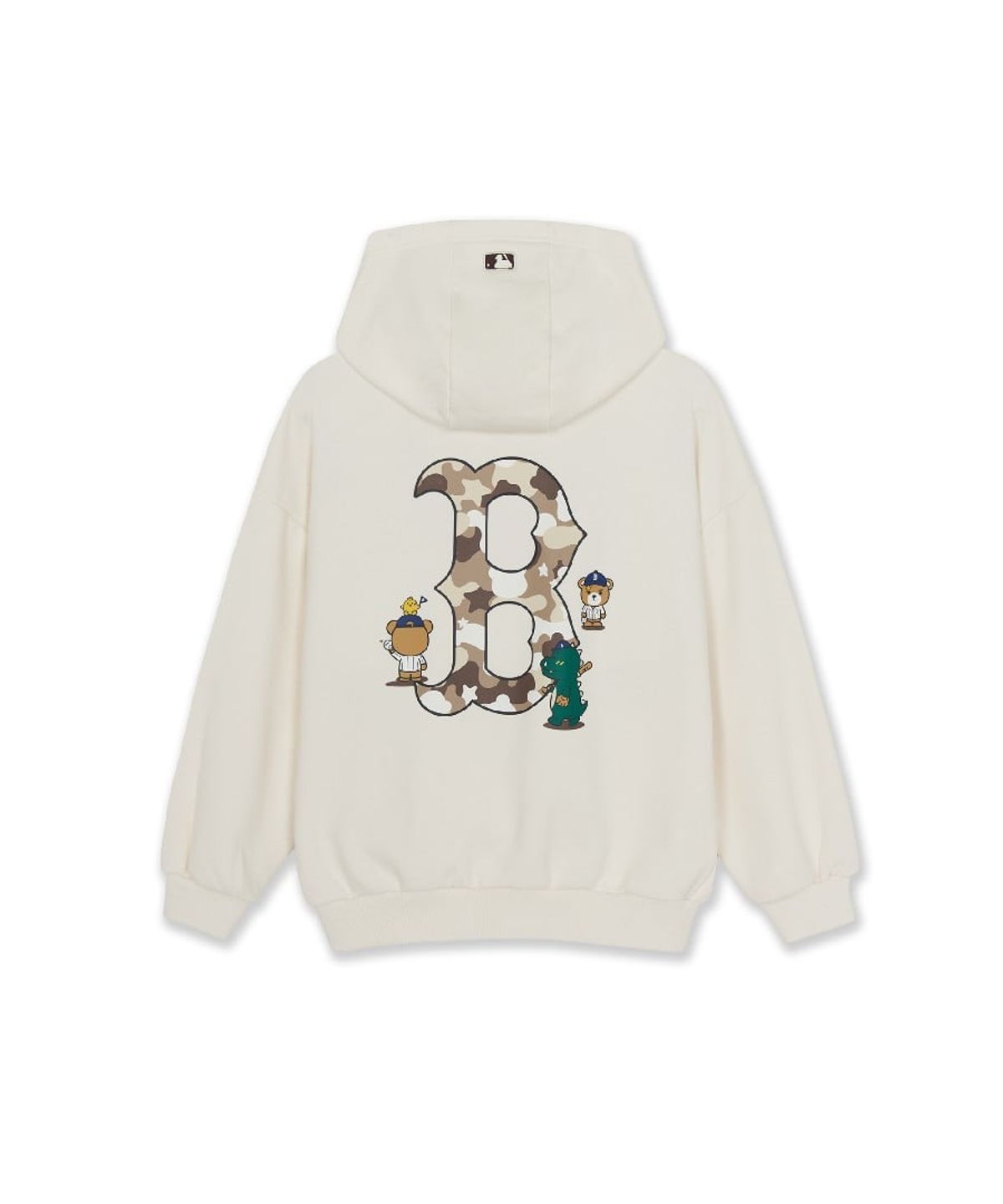 엠엘비 키즈(MLB KIDS) 스포티브 라이크 프렌즈 빅럭스 후드집업 BOS (Cream)