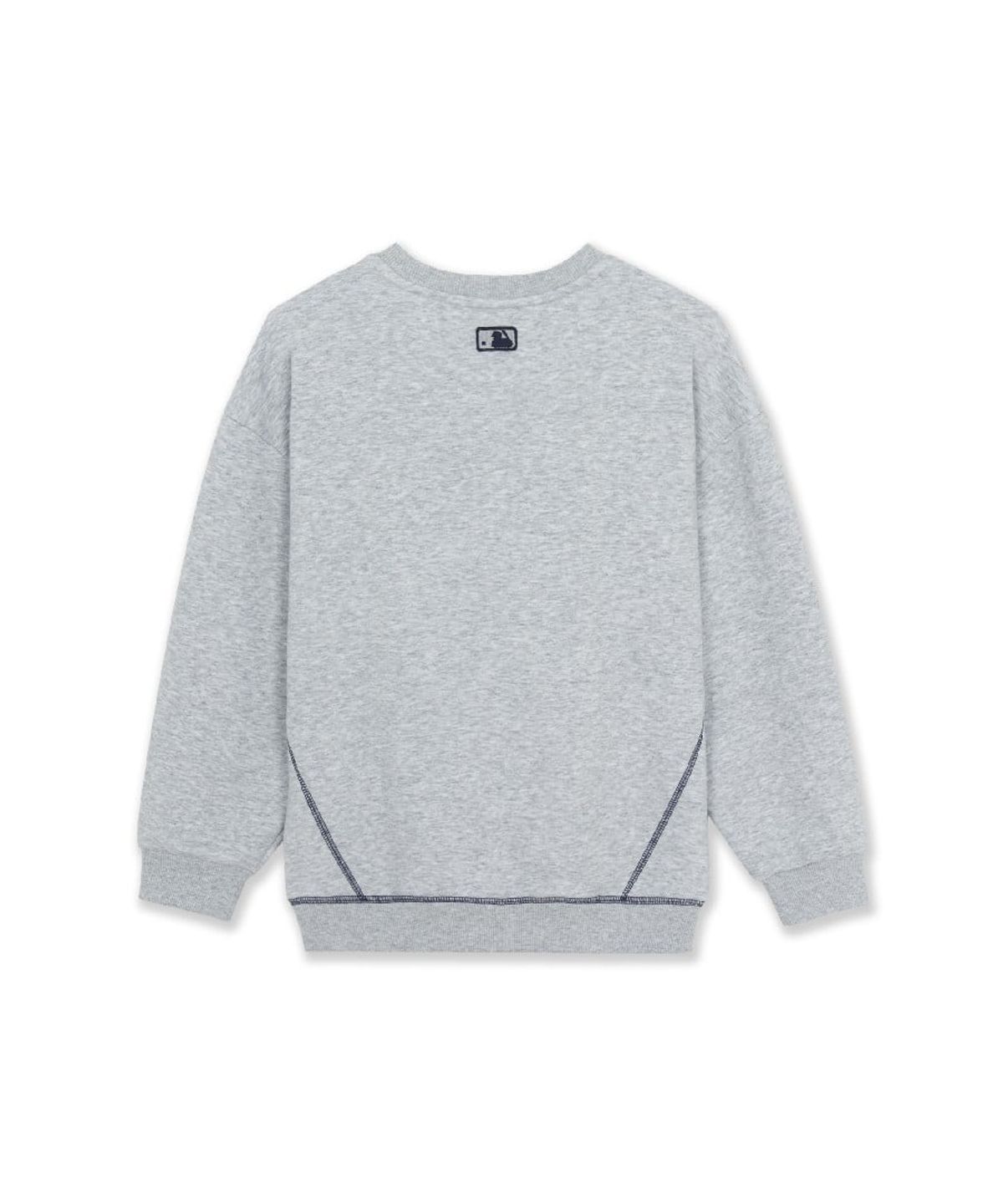 엠엘비 키즈(MLB KIDS) 스트릿 레터링 로고 맨투맨 NY (L.Melange Grey)