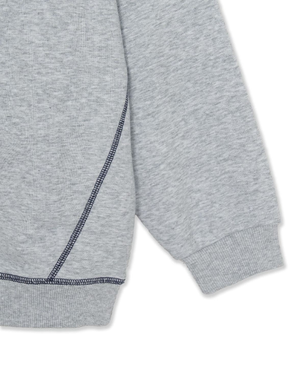 엠엘비 키즈(MLB KIDS) 스트릿 레터링 로고 맨투맨 NY (L.Melange Grey)