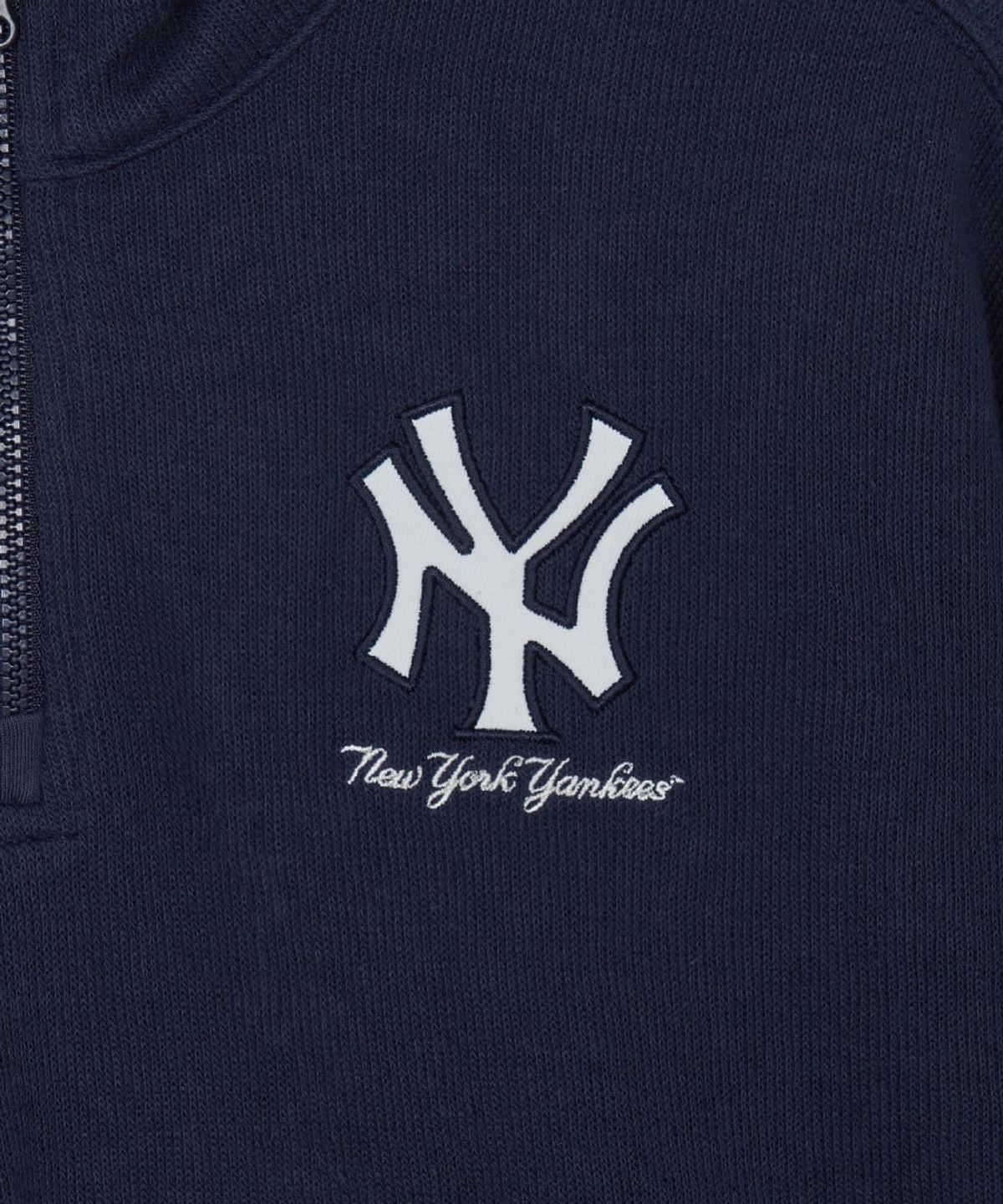 엠엘비 키즈(MLB KIDS) 스포티브 시그니처 반집업 맨투맨 NY (Navy)