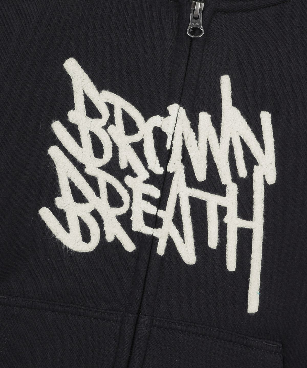 브라운브레스 키즈(BROWNBREATH KIDS) KIDS BRUSHED TAG HOOD ZIP UP(기모) - BLACK