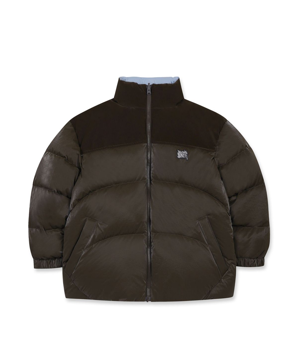 브라운브레스 키즈(BROWNBREATH KIDS) KIDS REVERSIBLE DOWN JUMPER - BROWN