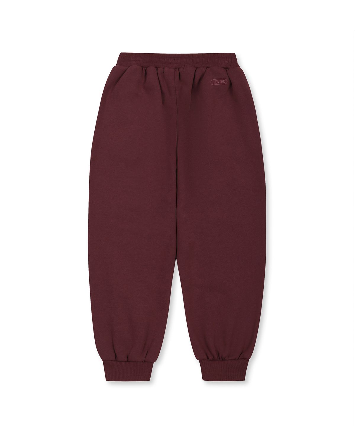 브라운브레스 키즈(BROWNBREATH KIDS) KIDS BRUSHED TAG SWEAT PANTS(기모) - BURGUNDY