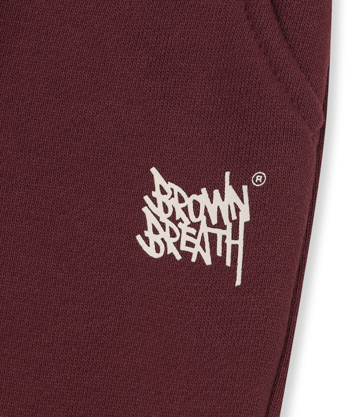 브라운브레스 키즈(BROWNBREATH KIDS) KIDS BRUSHED TAG SWEAT PANTS(기모) - BURGUNDY