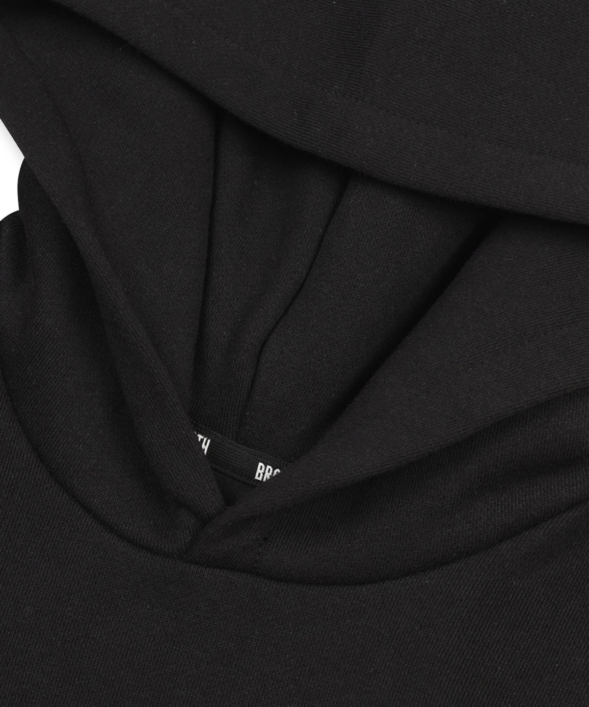 브라운브레스 키즈(BROWNBREATH KIDS) KIDS BRUSHED TAG HOODIE(기모) - BLACK