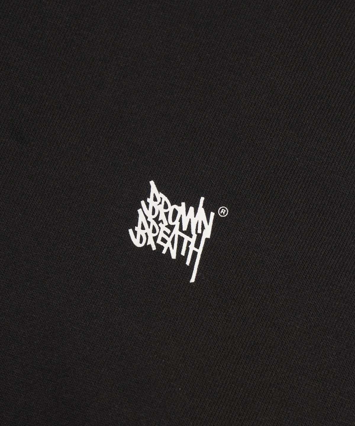 브라운브레스 키즈(BROWNBREATH KIDS) KIDS BRUSHED TAG HOODIE(기모) - BLACK