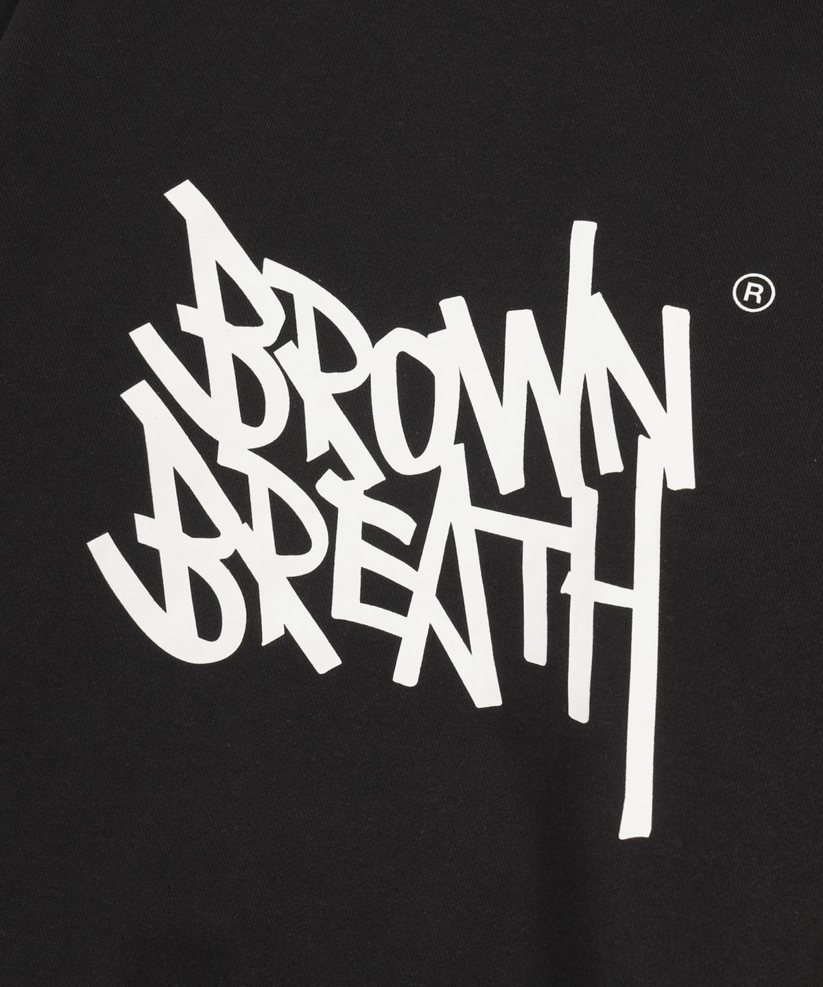 브라운브레스 키즈(BROWNBREATH KIDS) KIDS BRUSHED TAG HOODIE(기모) - BLACK