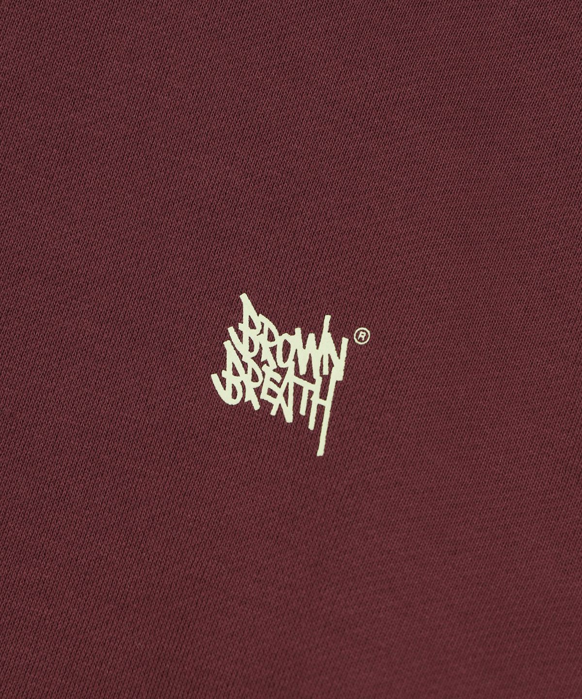 브라운브레스 키즈(BROWNBREATH KIDS) KIDS BRUSHED TAG HOODIE(기모) - BURGUNDY
