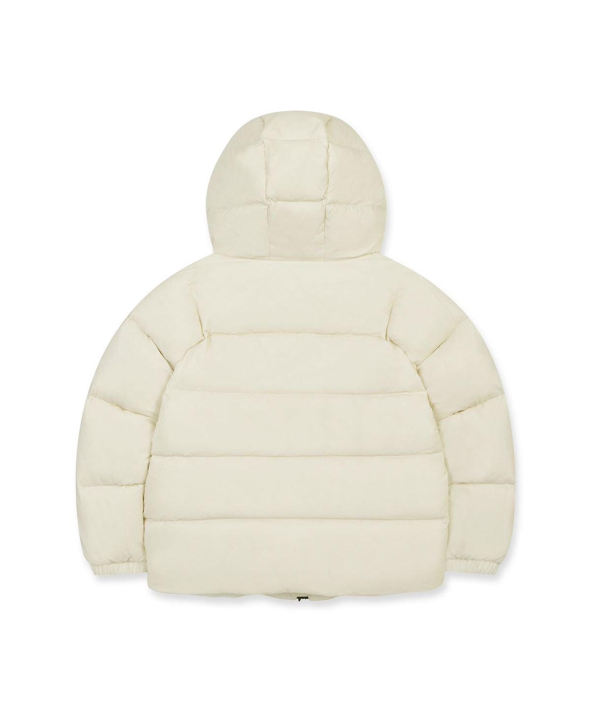 브라운브레스 키즈(BROWNBREATH KIDS) KIDS TAG HOODIE PUFFER DOWN JUMPER - CREAM