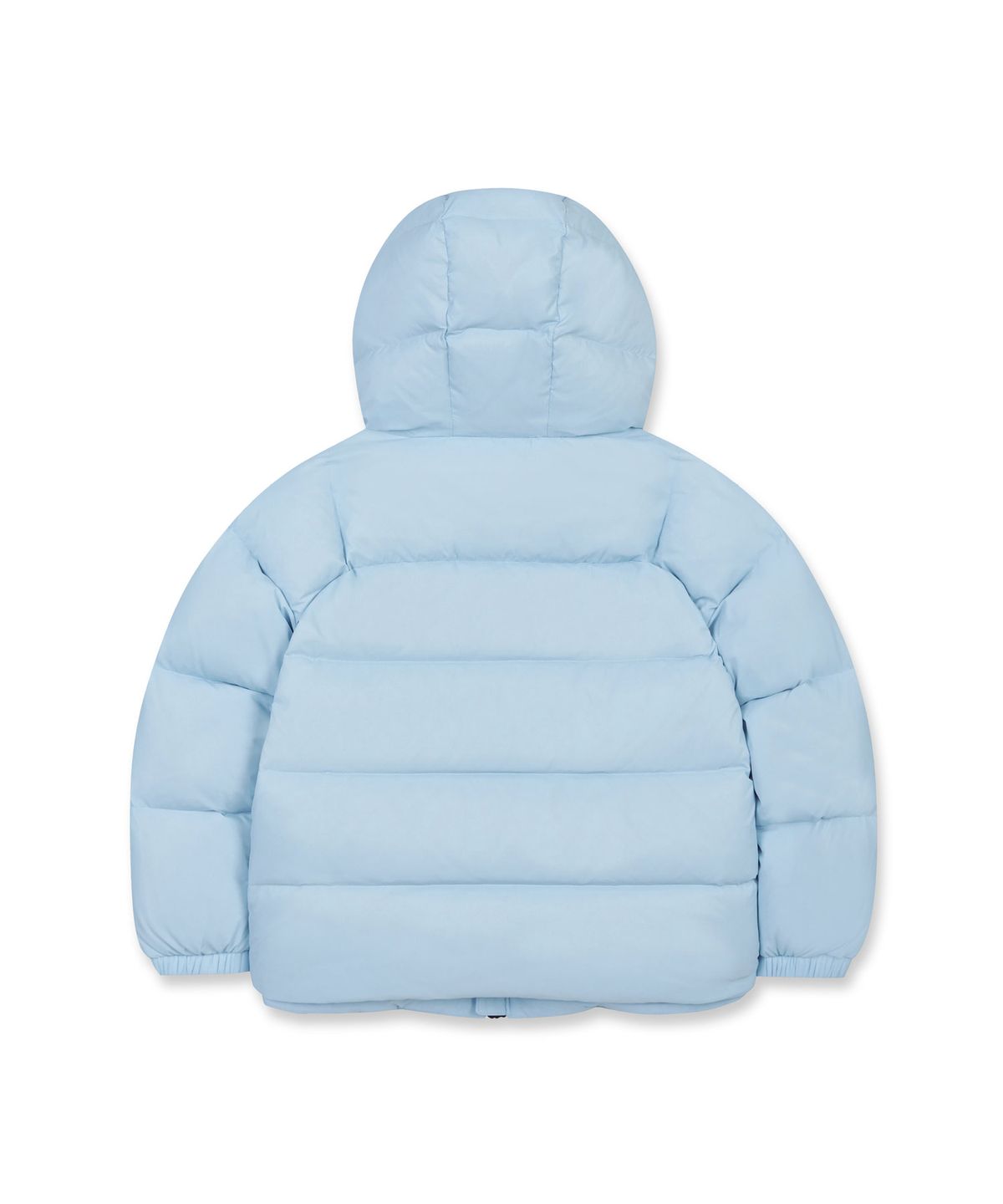 브라운브레스 키즈(BROWNBREATH KIDS) KIDS TAG HOODIE PUFFER DOWN JUMPER - BLUE