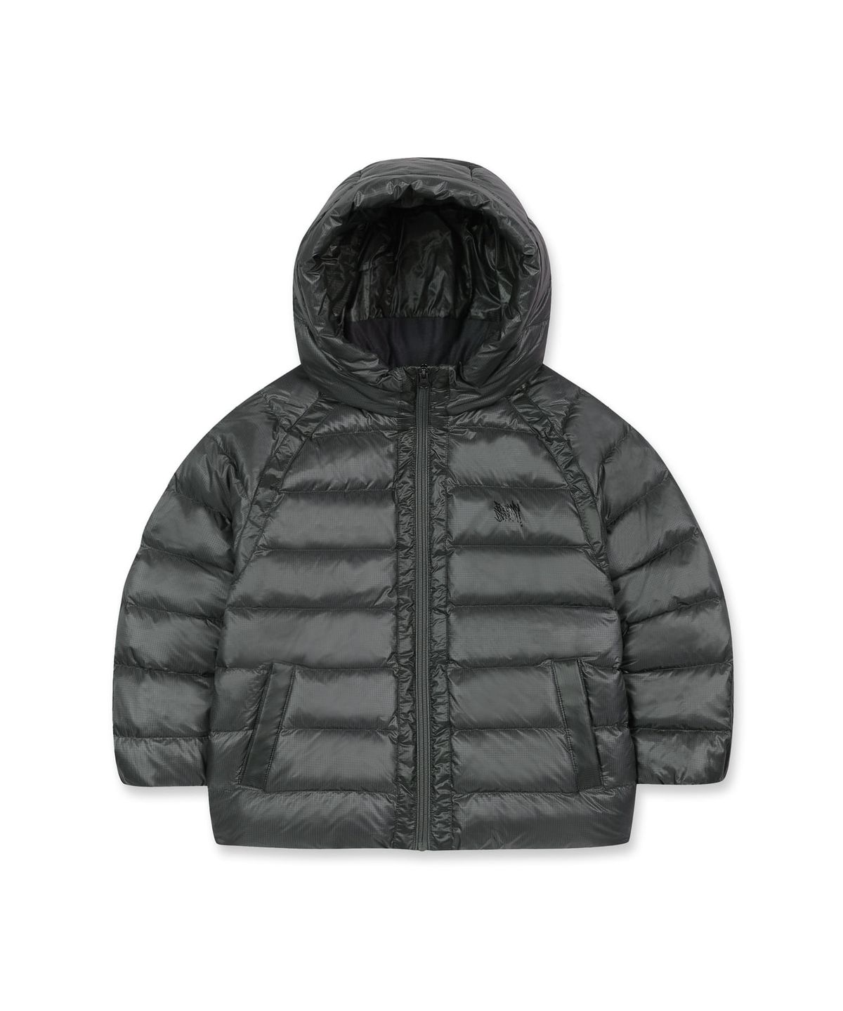 브라운브레스 키즈(BROWNBREATH KIDS) KIDS TAG LIGHT DOWN JUMPER - DARK GREY