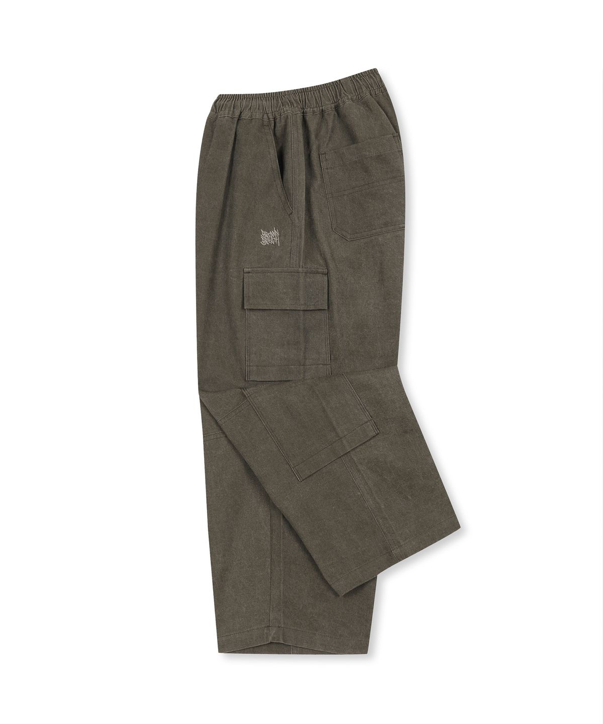 브라운브레스 키즈(BROWNBREATH KIDS) KIDS WASHED CARGO PANTS - BROWN