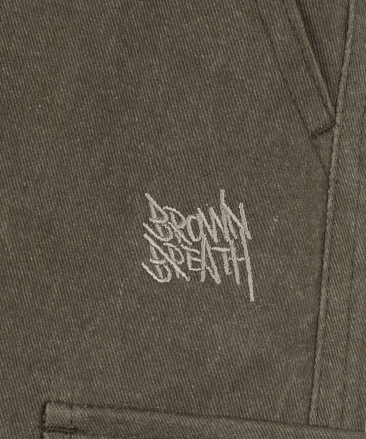 브라운브레스 키즈(BROWNBREATH KIDS) KIDS WASHED CARGO PANTS - BROWN