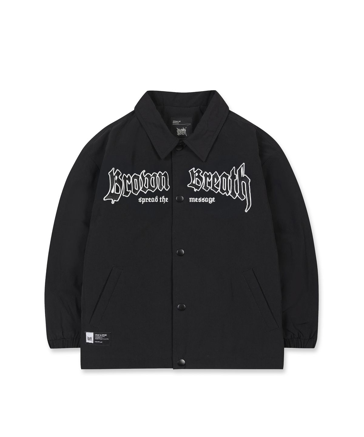 브라운브레스 키즈(BROWNBREATH KIDS) KIDS COACH PADDING JACKET - BLACK